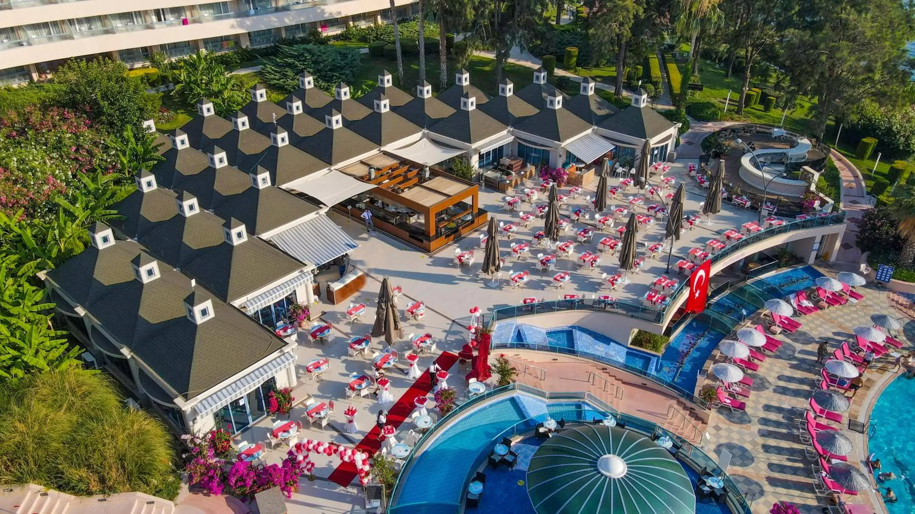 Bird's eye view, Bird's-eye View in The Grand Blue Sky International - All Inclusive