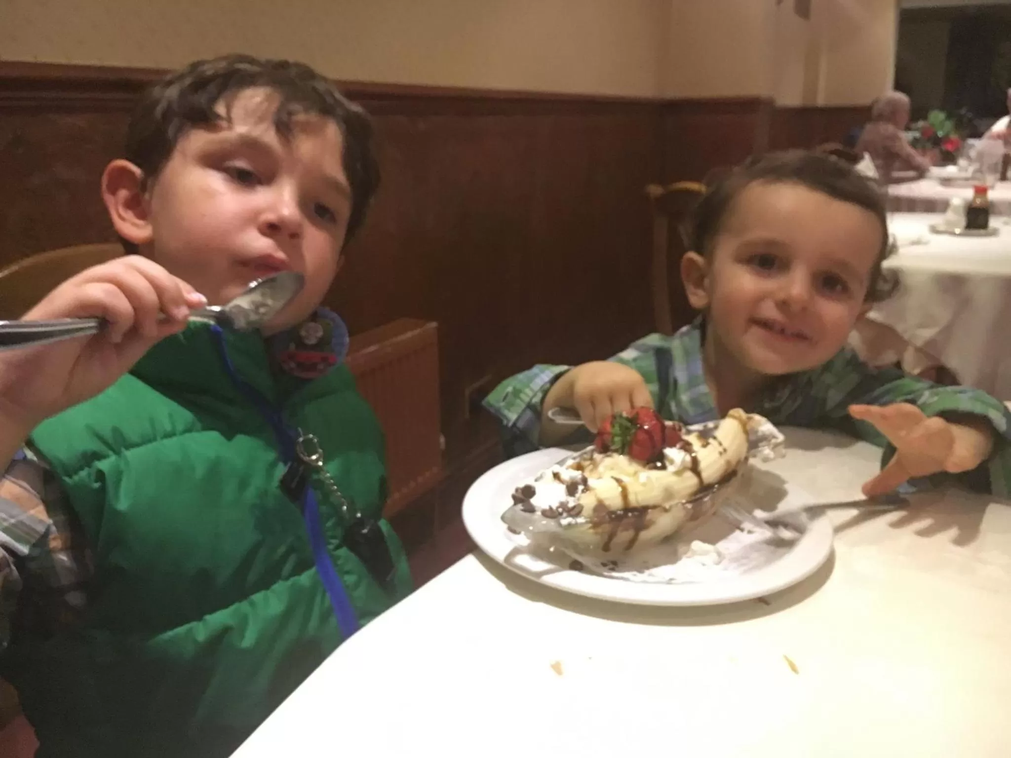 People, Children in Garden Hotel