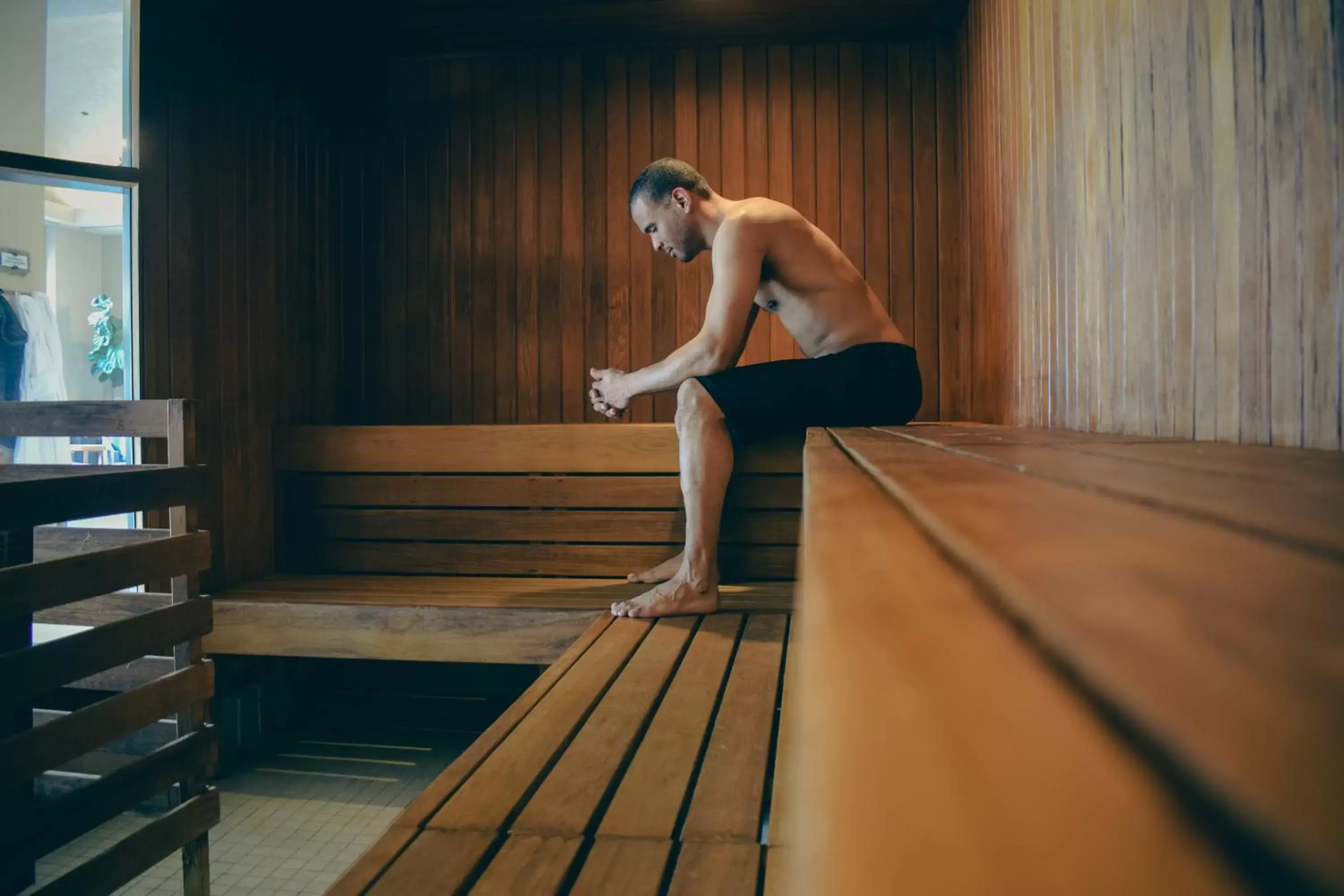 Sauna in Fairmont Chateau Whistler