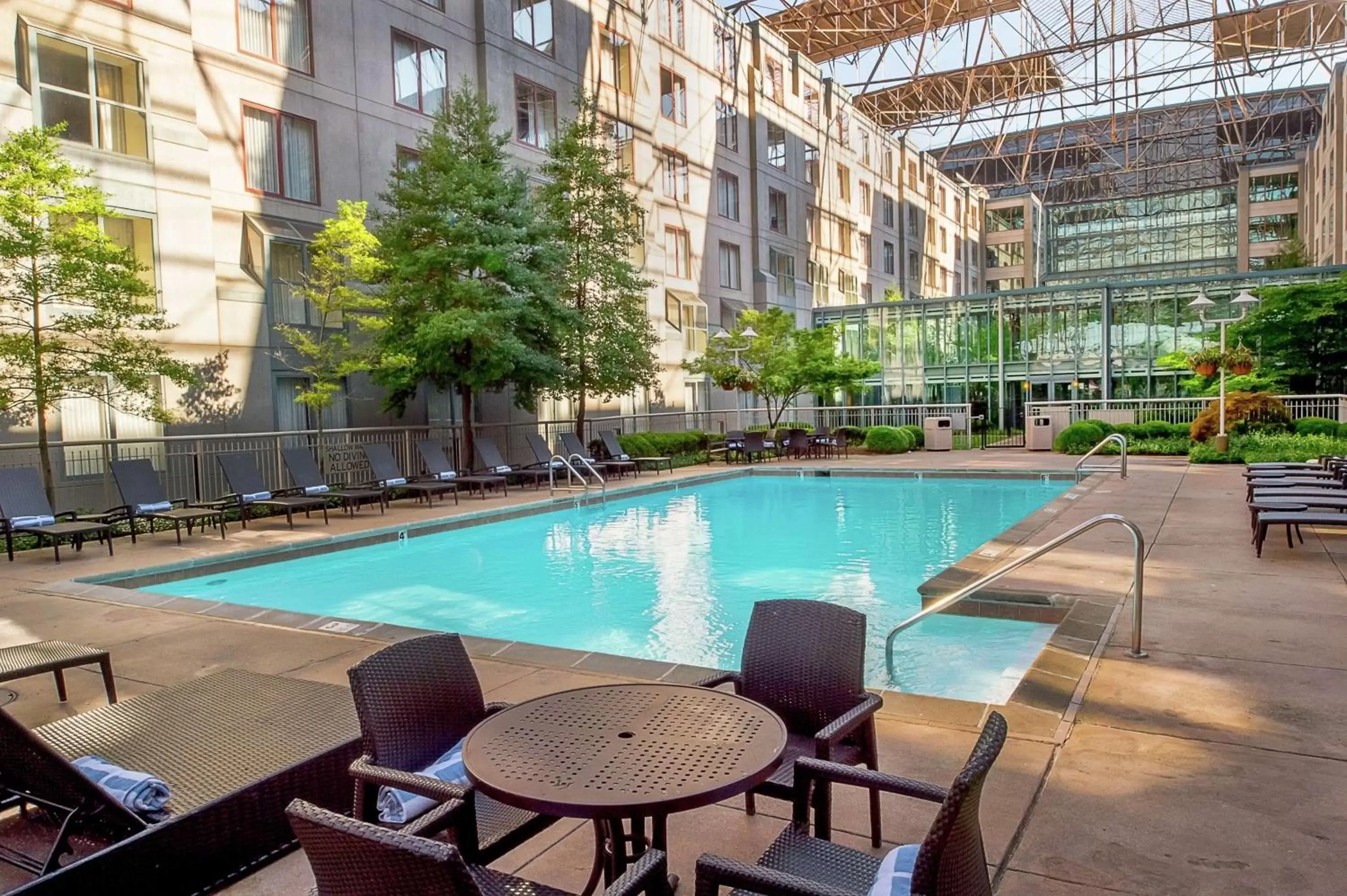 Pool view, Swimming Pool in St. Louis Union Station Hotel, Curio Collection by Hilton