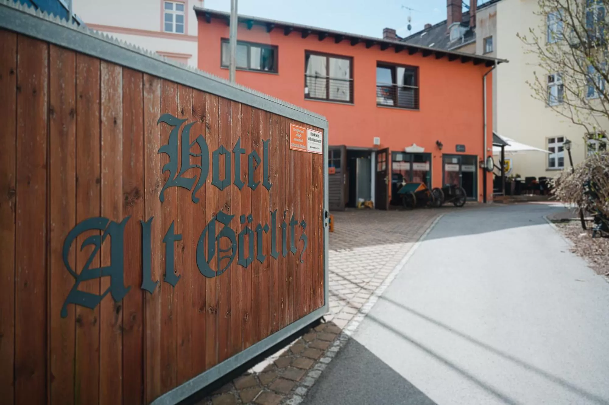 Inner courtyard view in Hotel Alt Görlitz