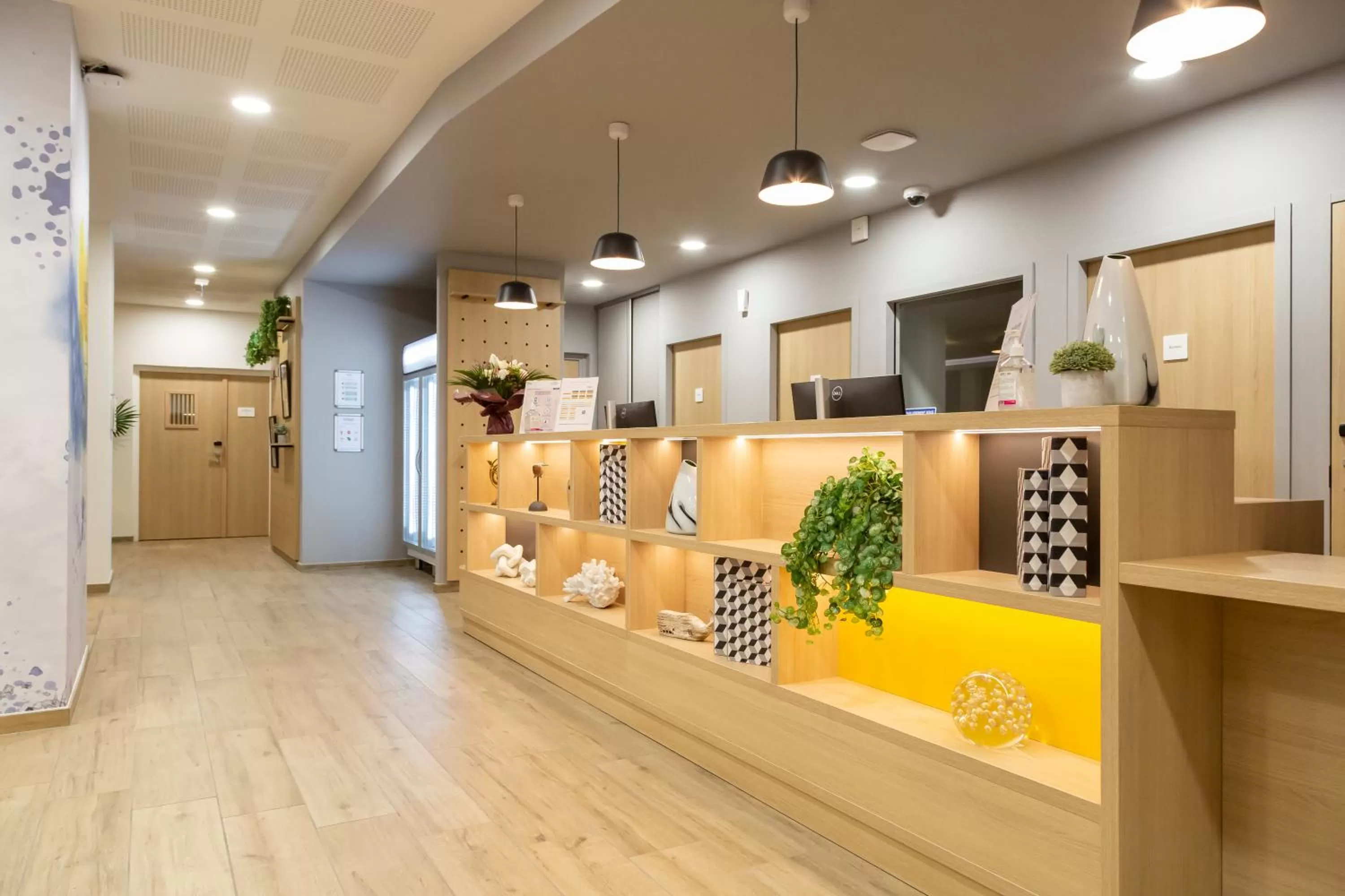 Lobby or reception in Appart Hotel Odalys City Le Havre Centre