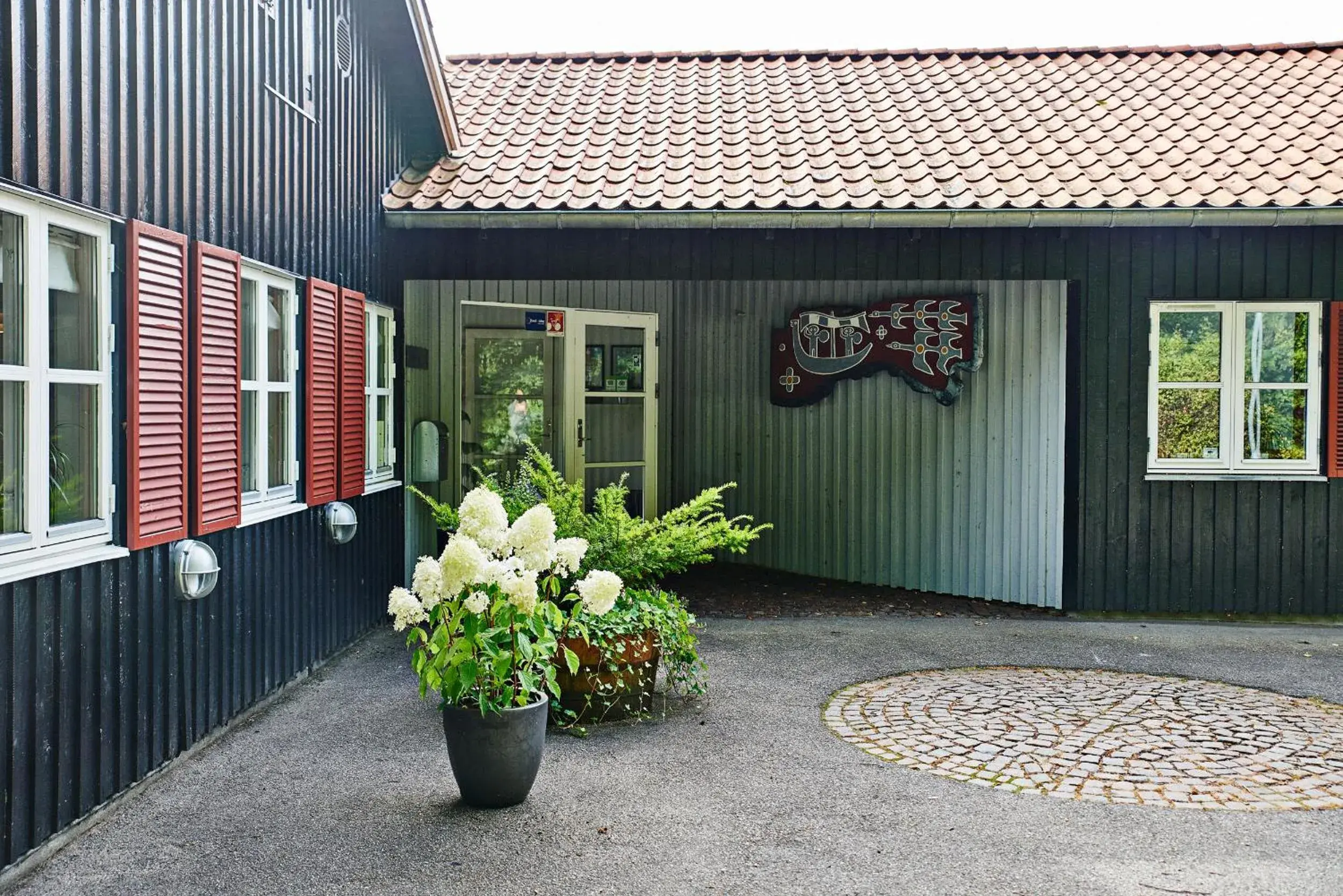 Facade/entrance in Danhostel Hillerød