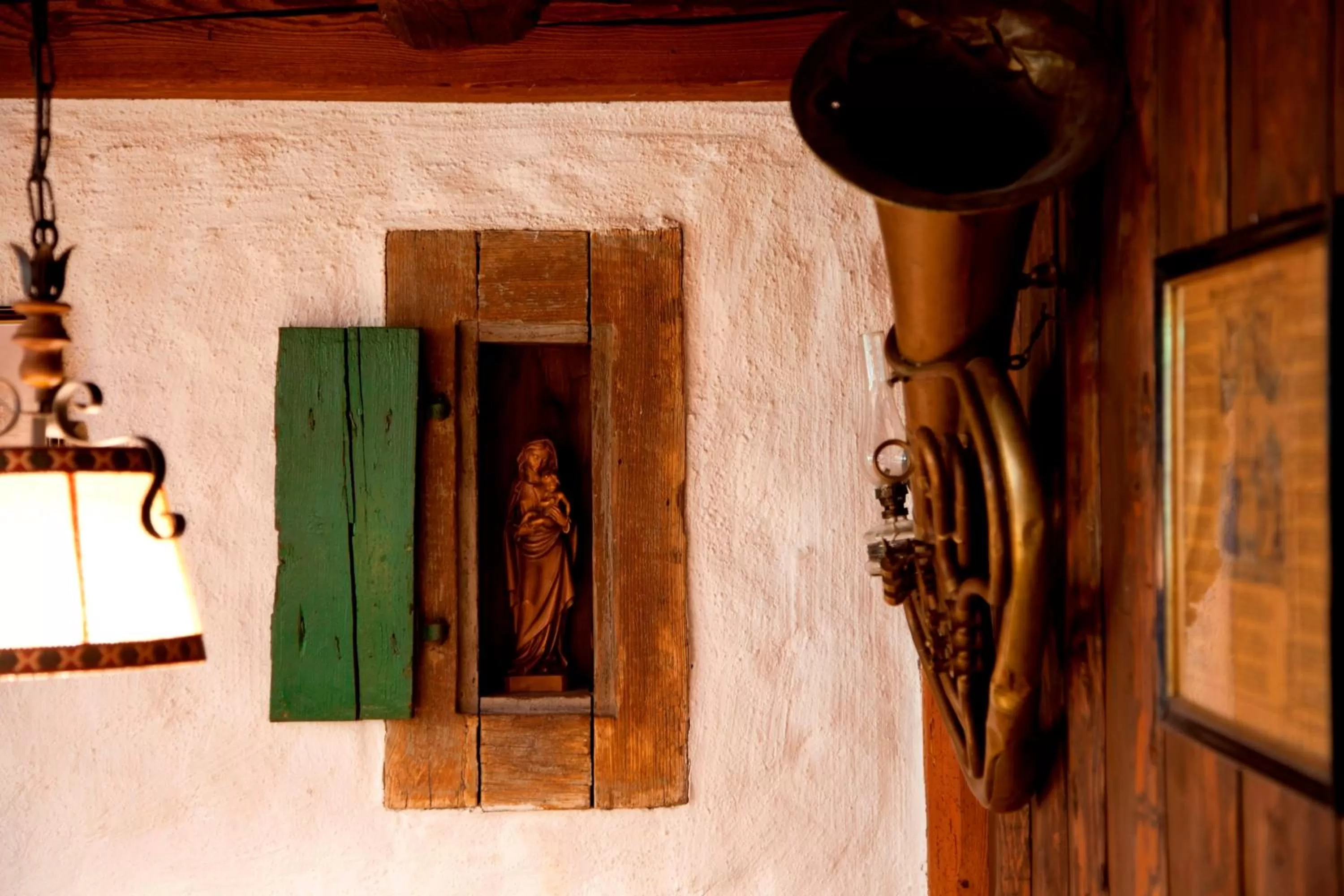 Decorative detail in Naturhotel Holzwurm