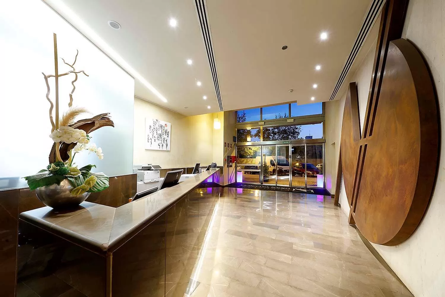 Lobby or reception in Eurostars Gran Valencia