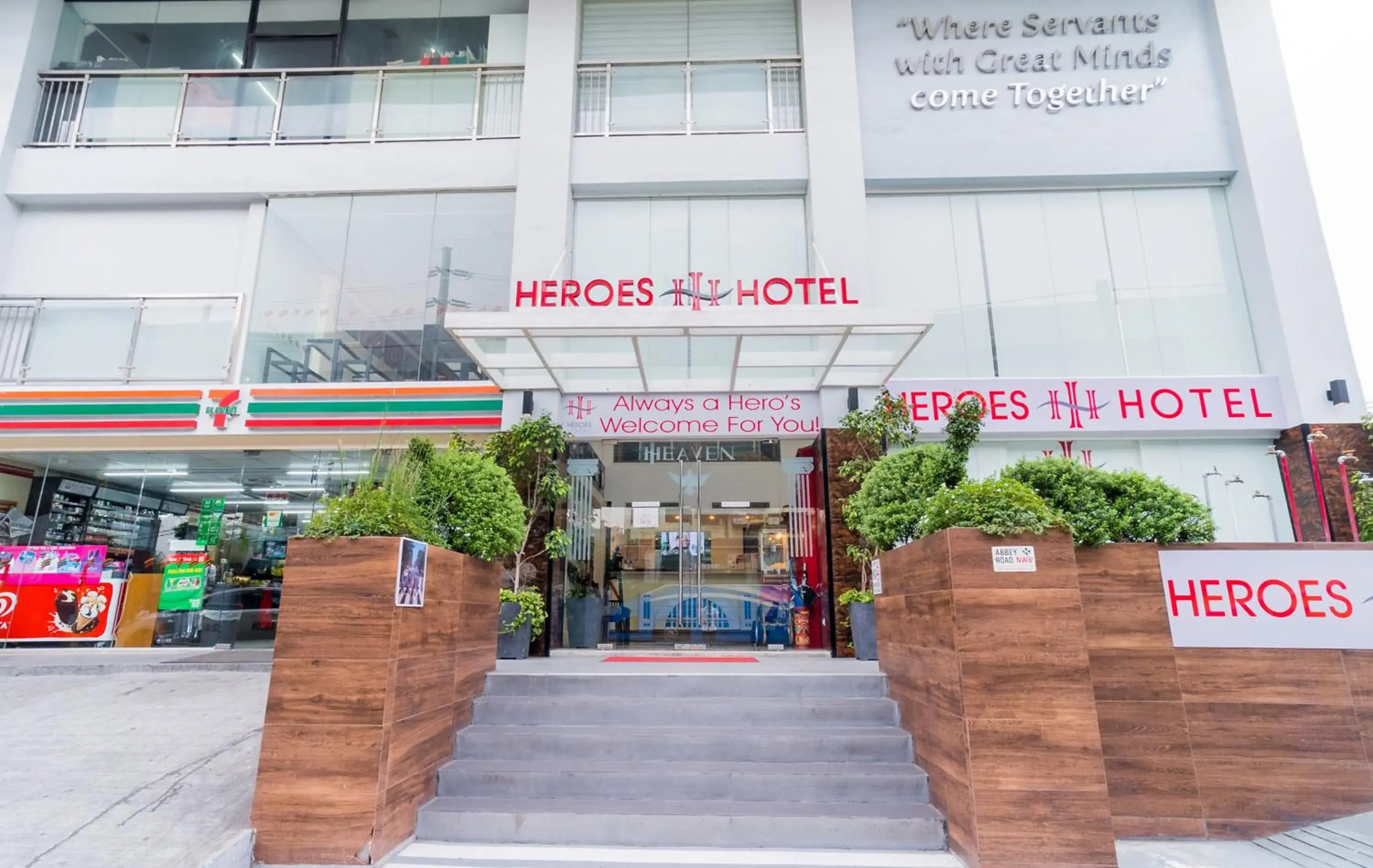 Property building in Heroes Hotel