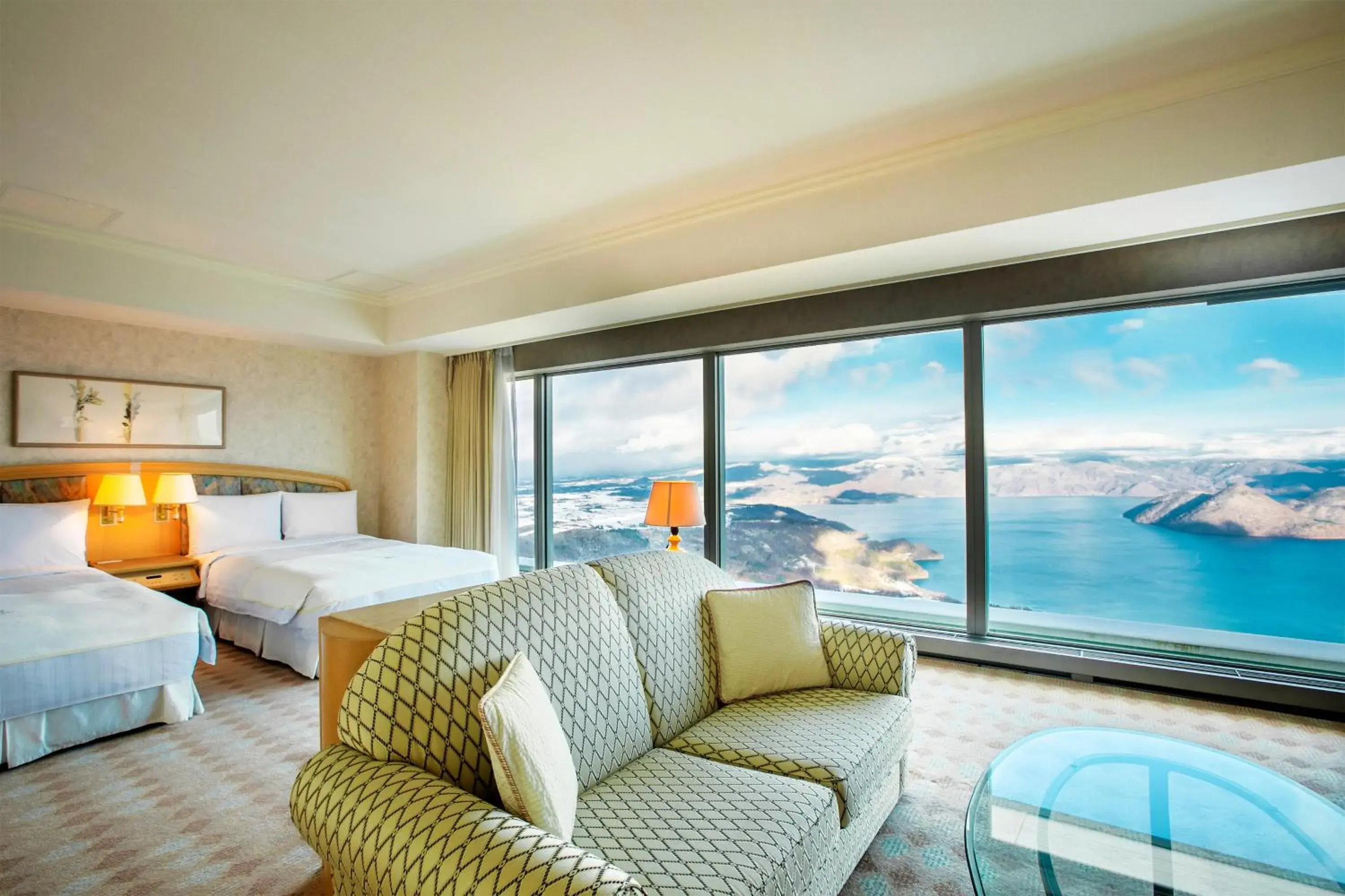 Junior Suite Twin with Lake View - single occupancy - Smoking in The Windsor Hotel Toya Resort & Spa