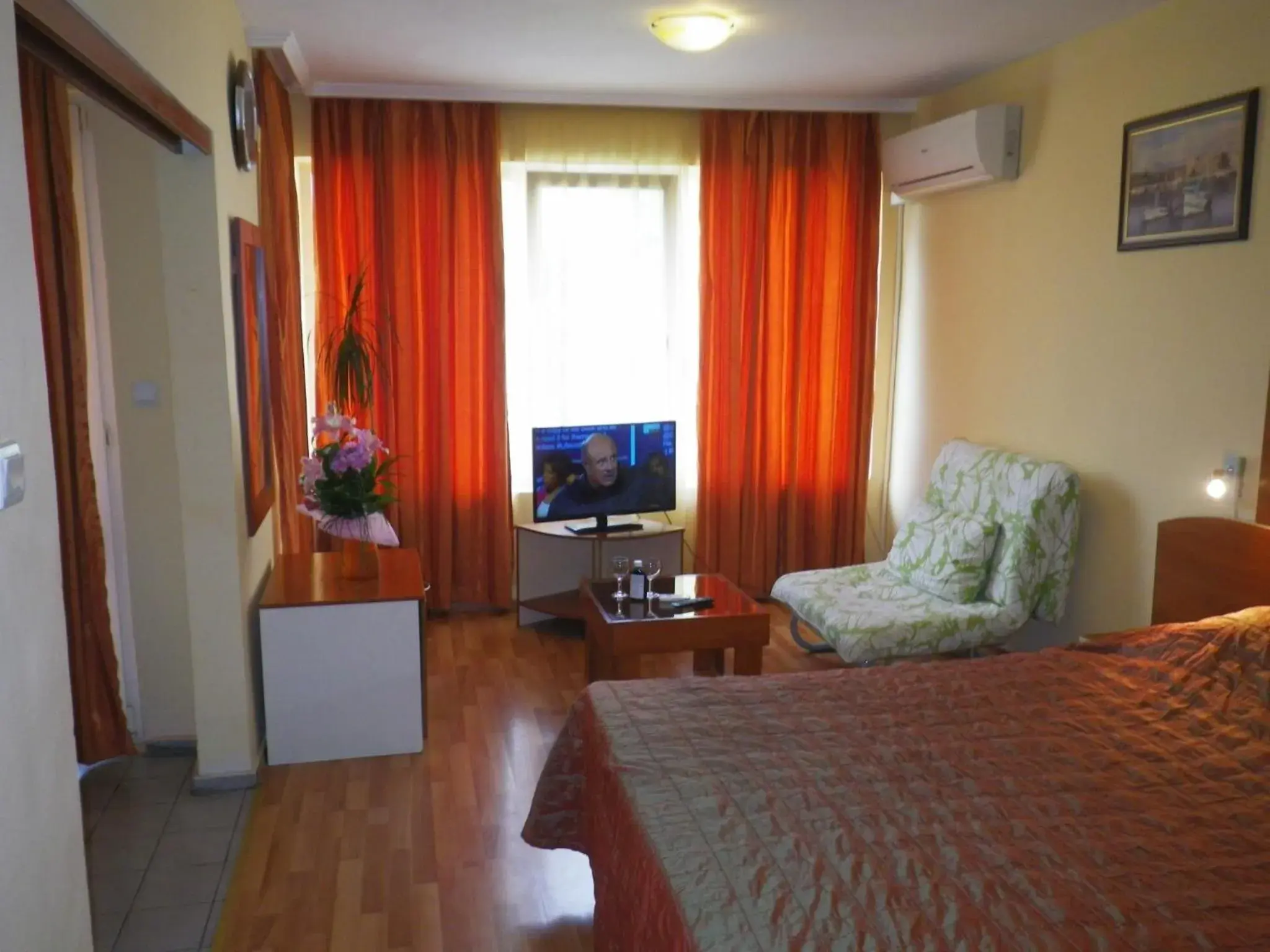 Photo of the whole room, TV/Entertainment Center in Hotel Palitra