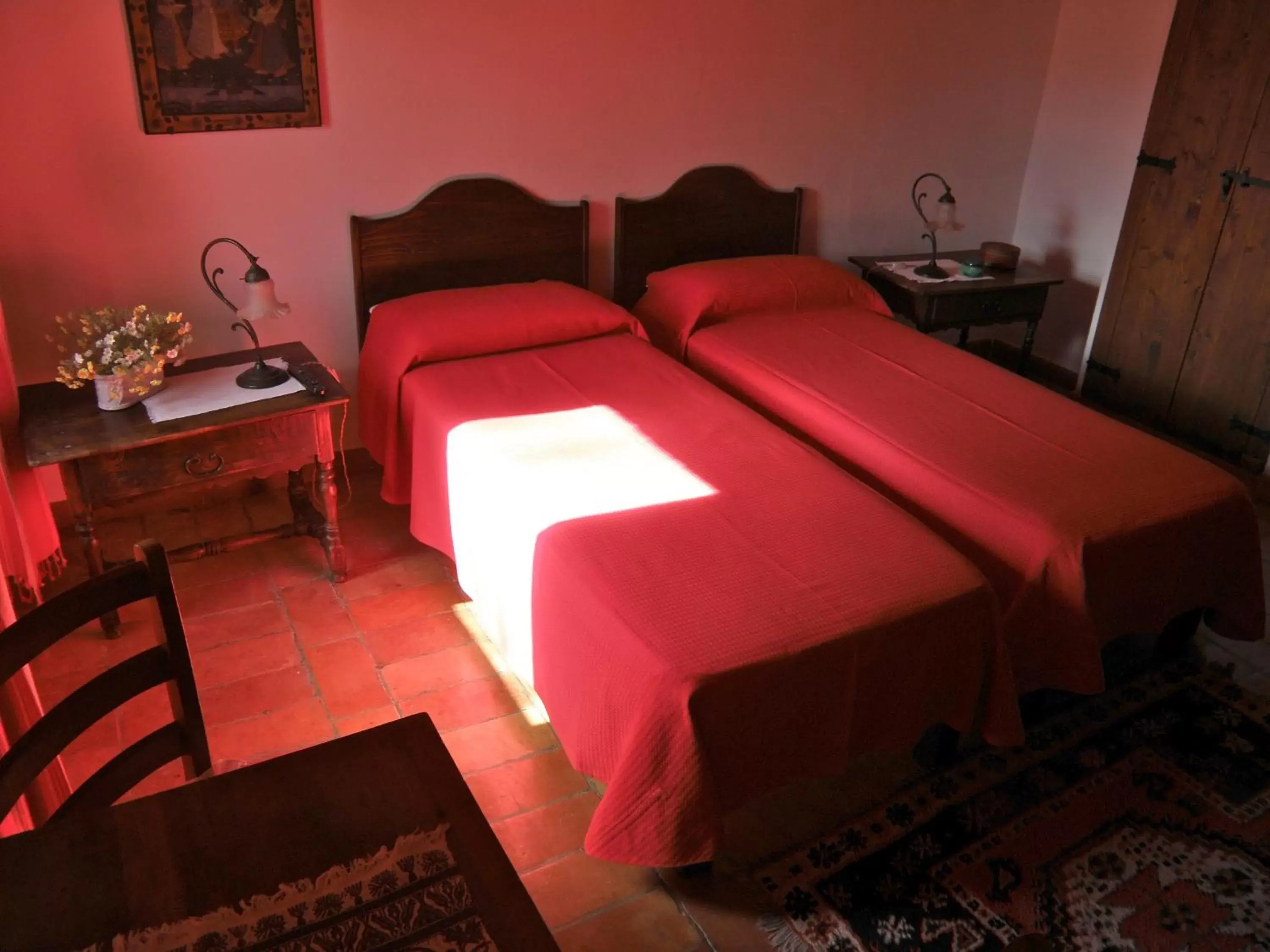 Photo of the whole room, Bed in Podere Pinzicalari