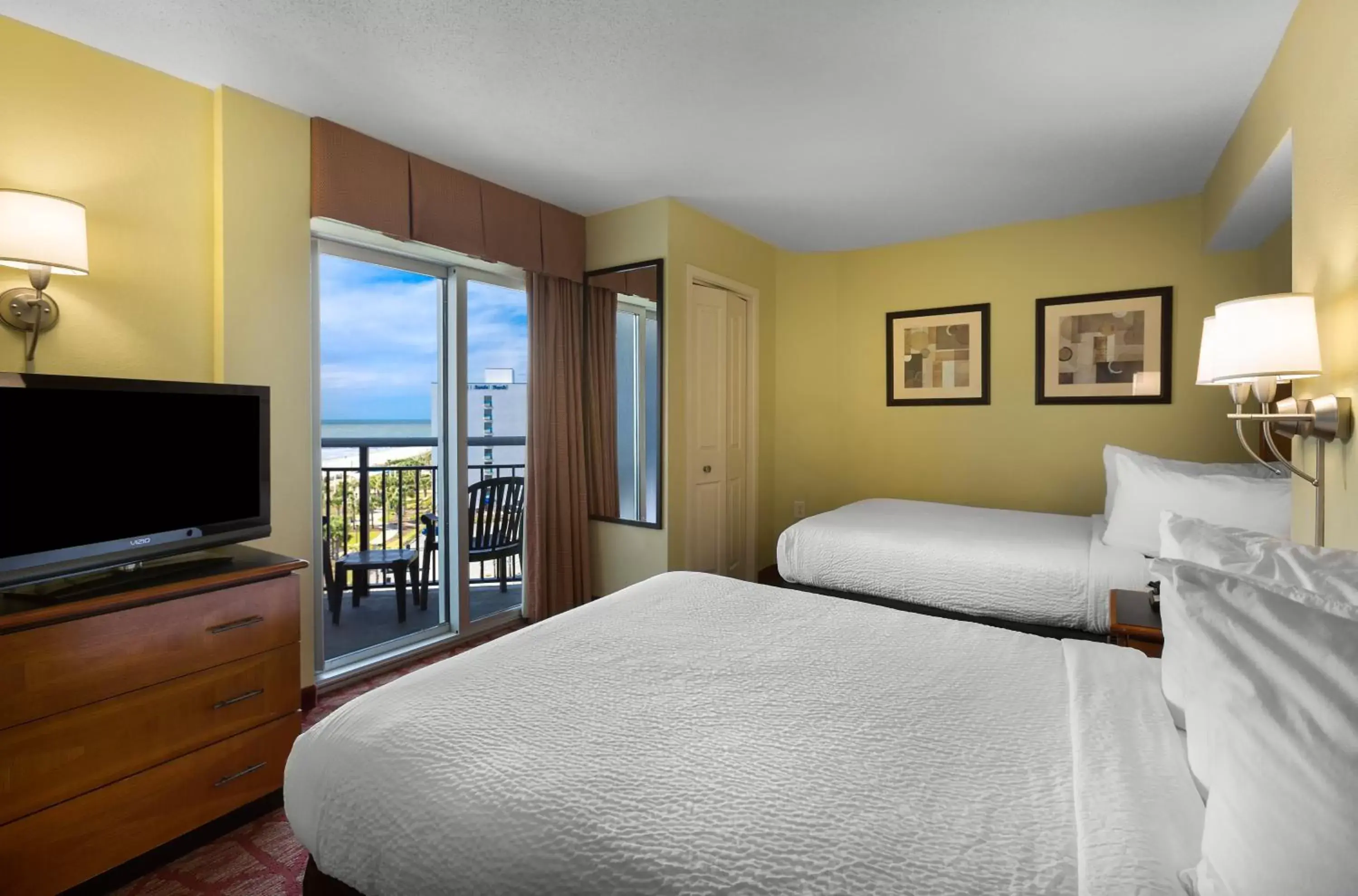 Bedroom, Bed in Bay View Resort Myrtle Beach Bedroom, Bed in Bay View Resort Myrtle Beach