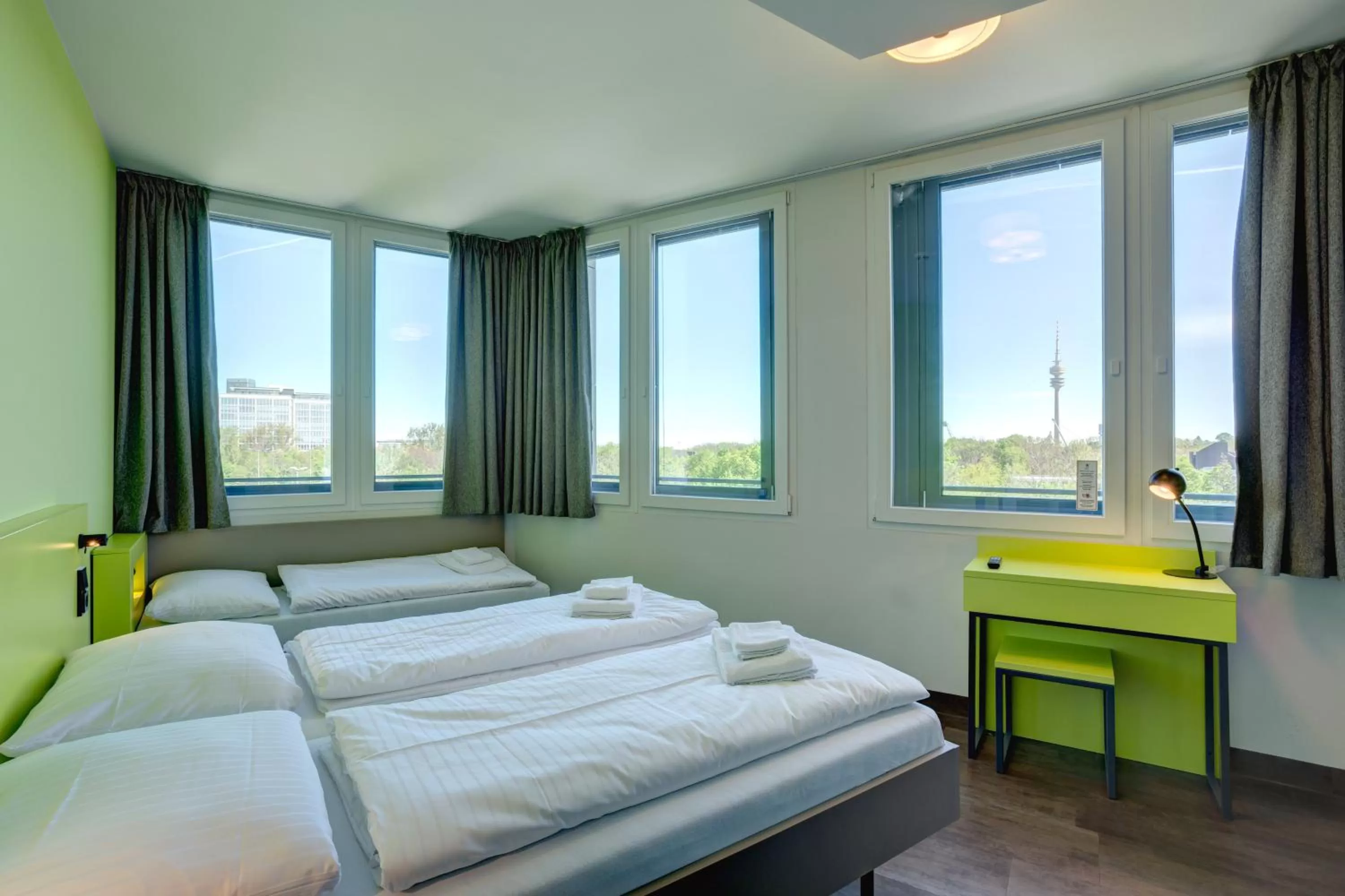 Photo of the whole room, Bed in MEININGER Hotel München Olympiapark