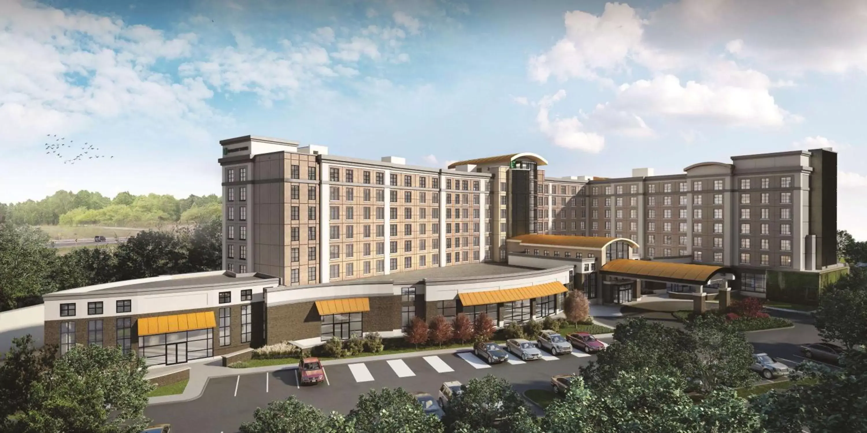 Property building in Embassy Suites Springfield