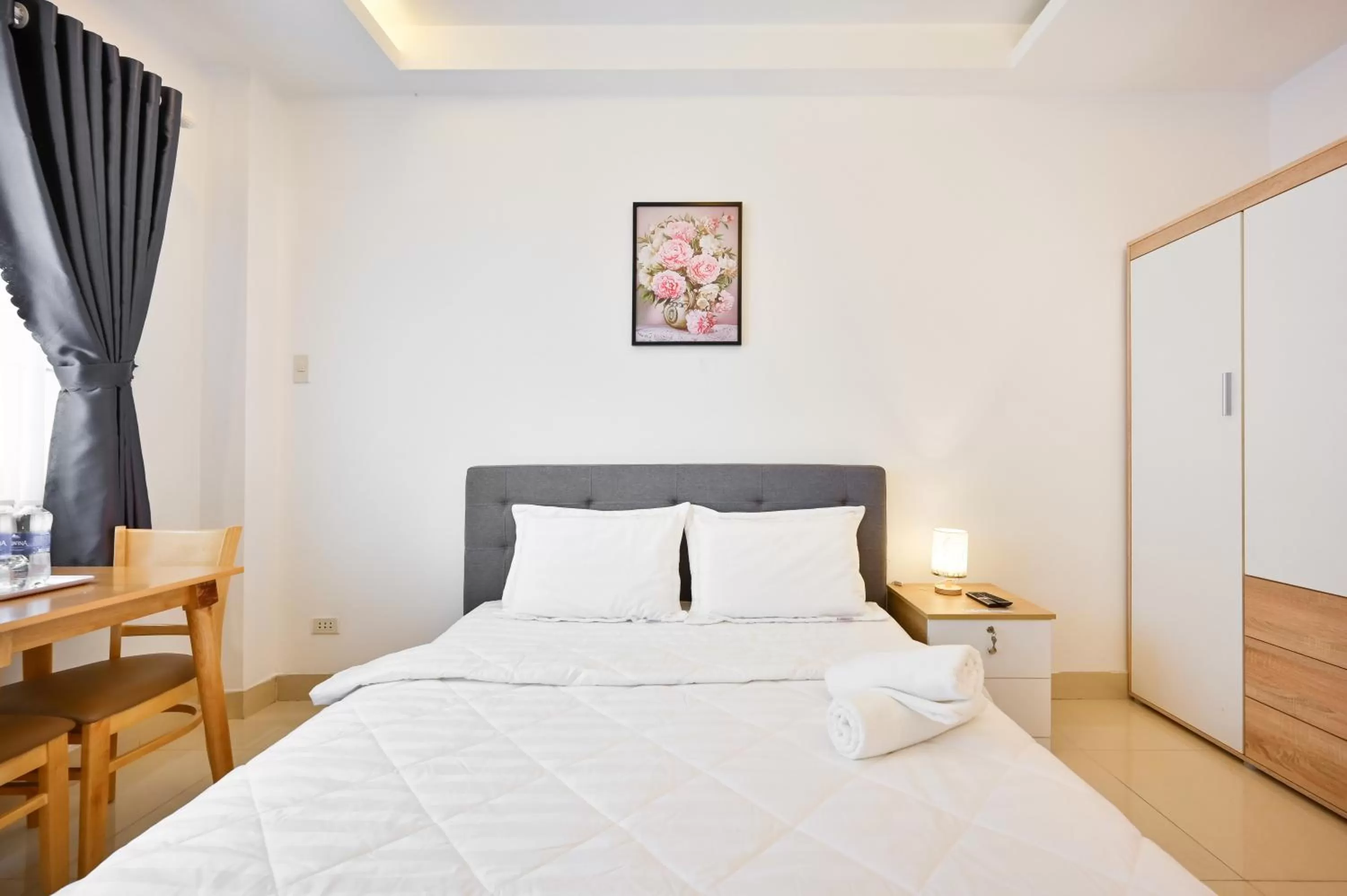 Bed in Huyen Homestay