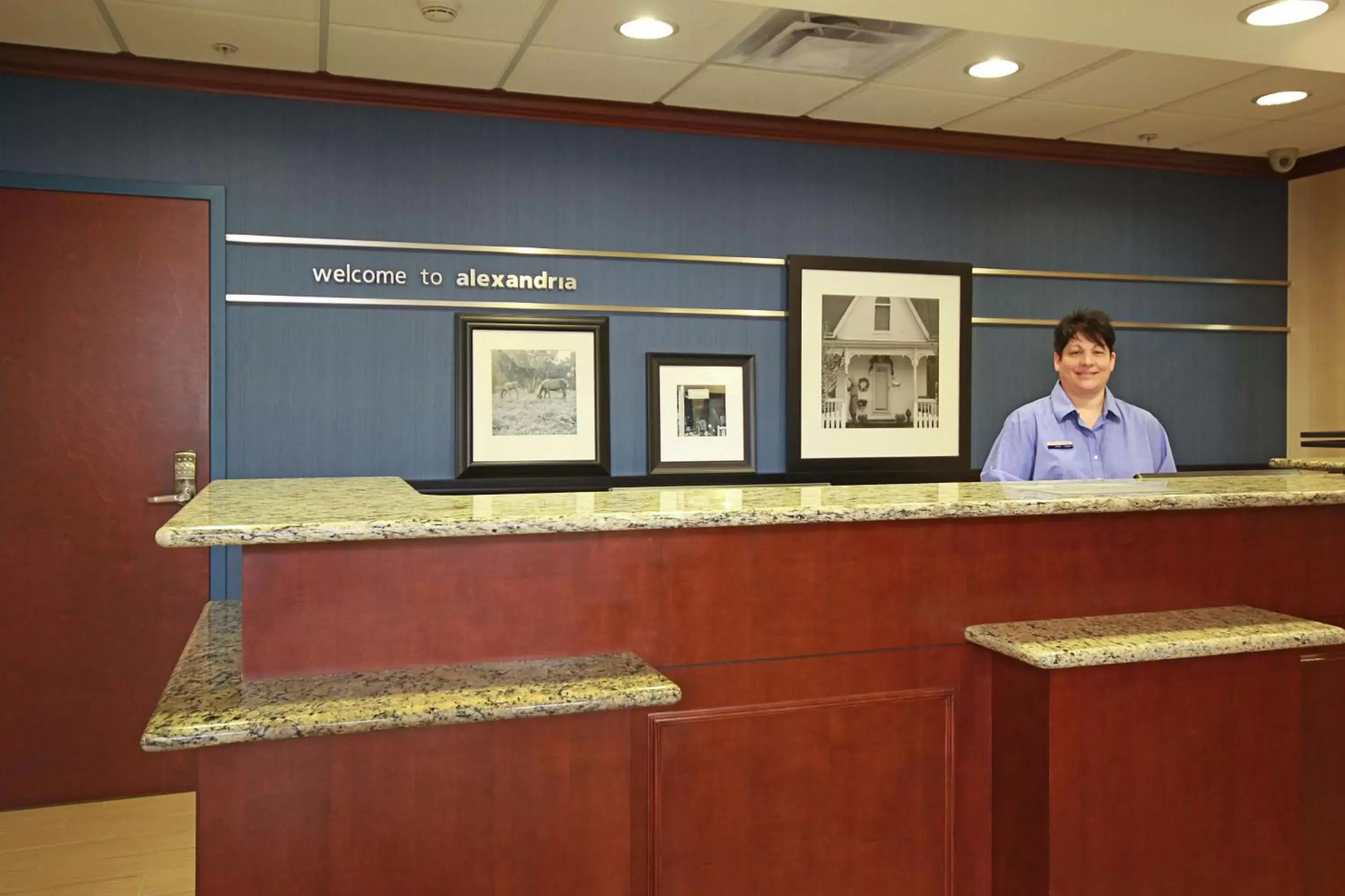 Lobby or reception, Lobby/Reception in Hampton Inn and Suites Alexandria