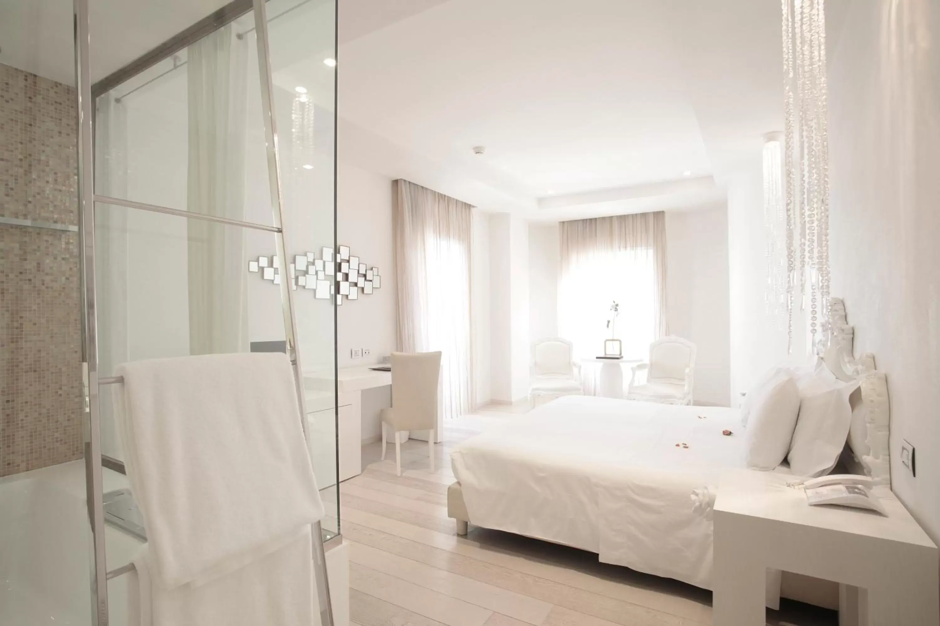 Bedroom, Bathroom in Boscolo Nice Hotel & Spa