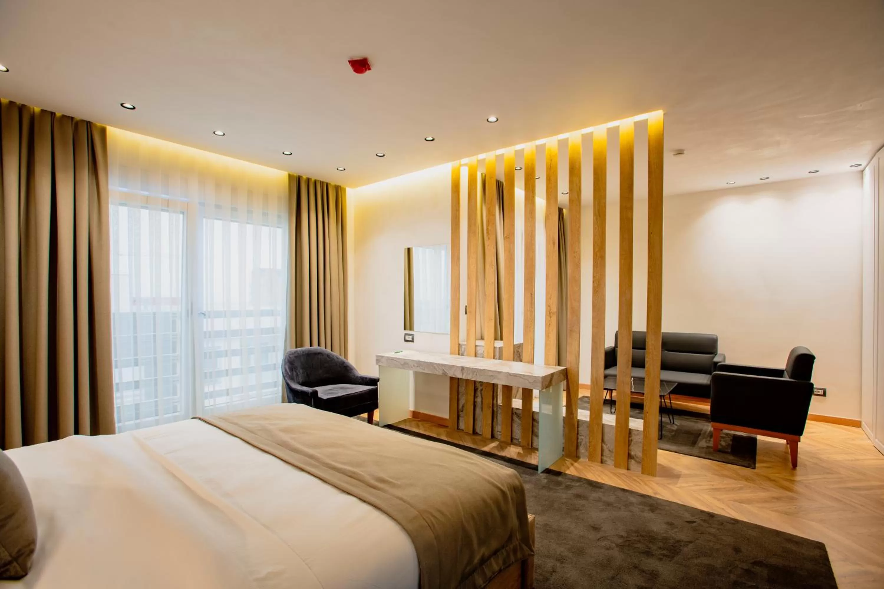 Photo of the whole room, Bed in Ador Hotel