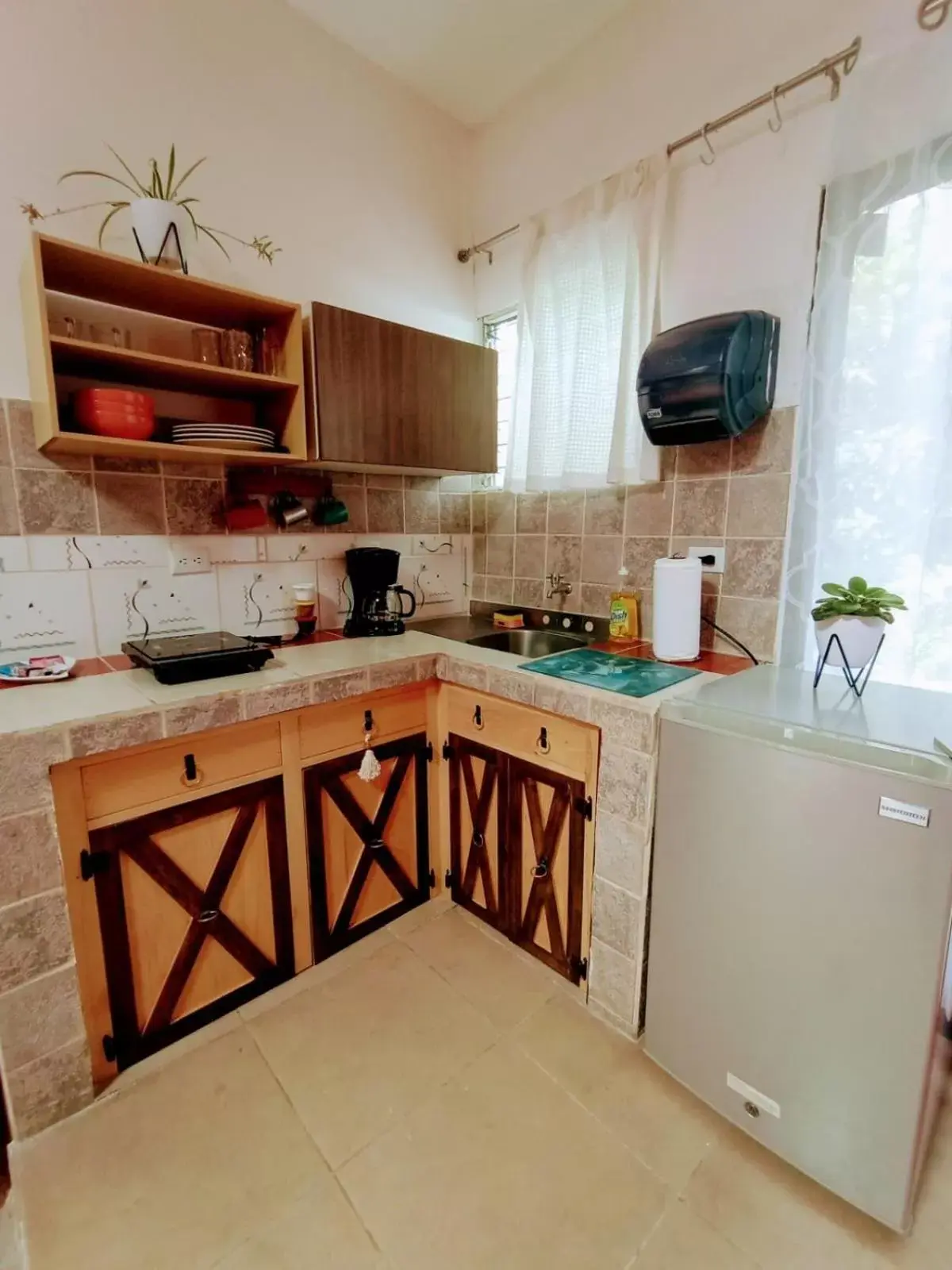 Kitchen/Kitchenette in Nirvana Apartament Hostal