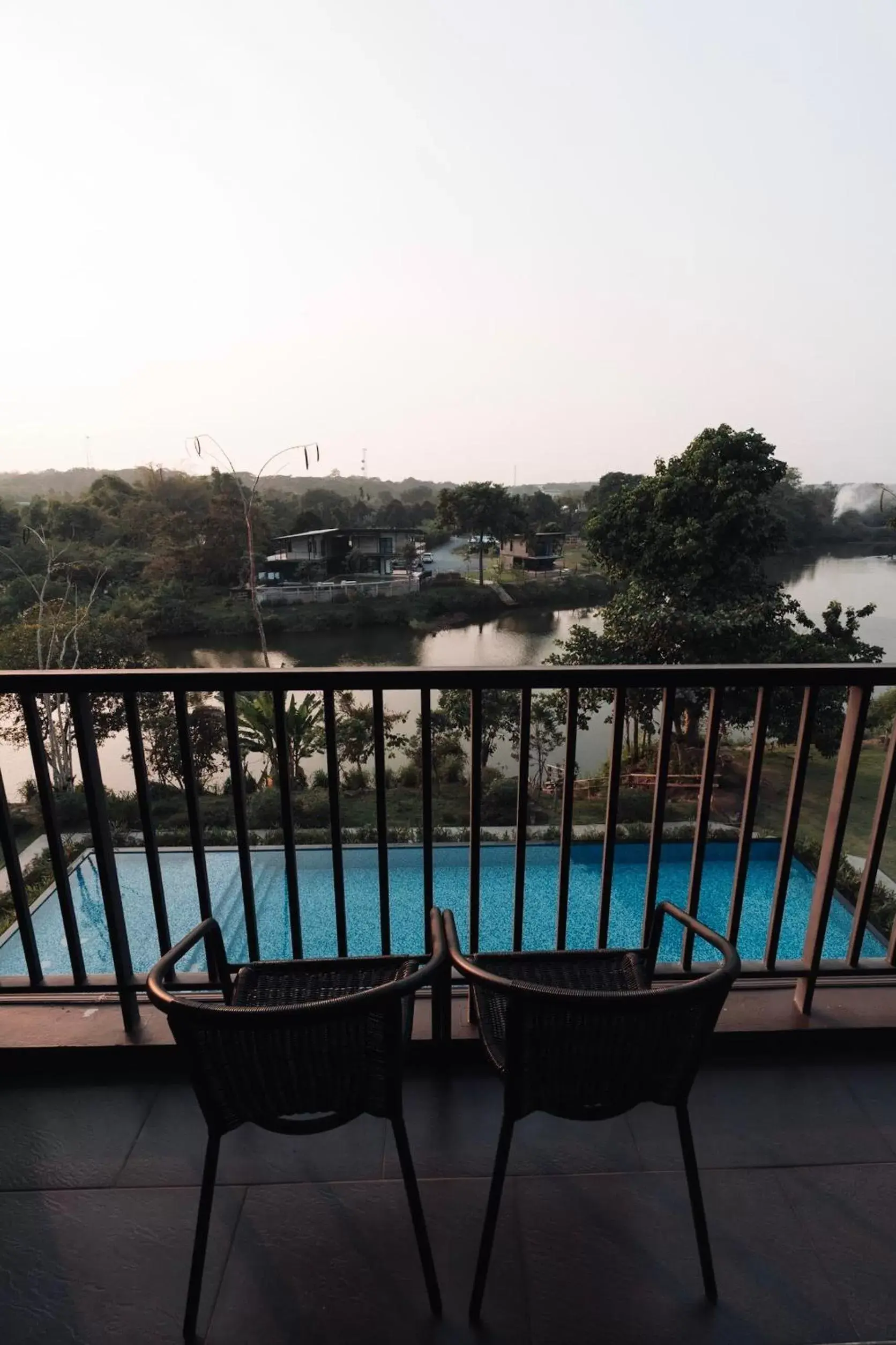 Pool View in Riverawan Hotel