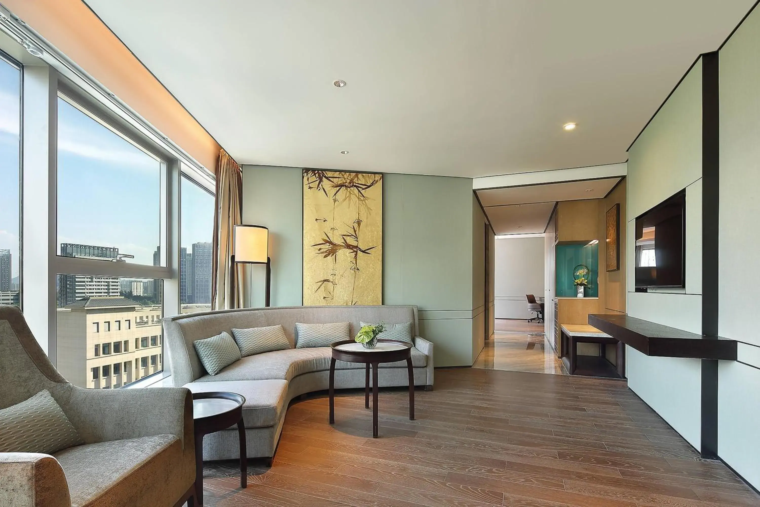 Living room, Seating Area in Sheraton Grand Hangzhou Binjiang Hotel
