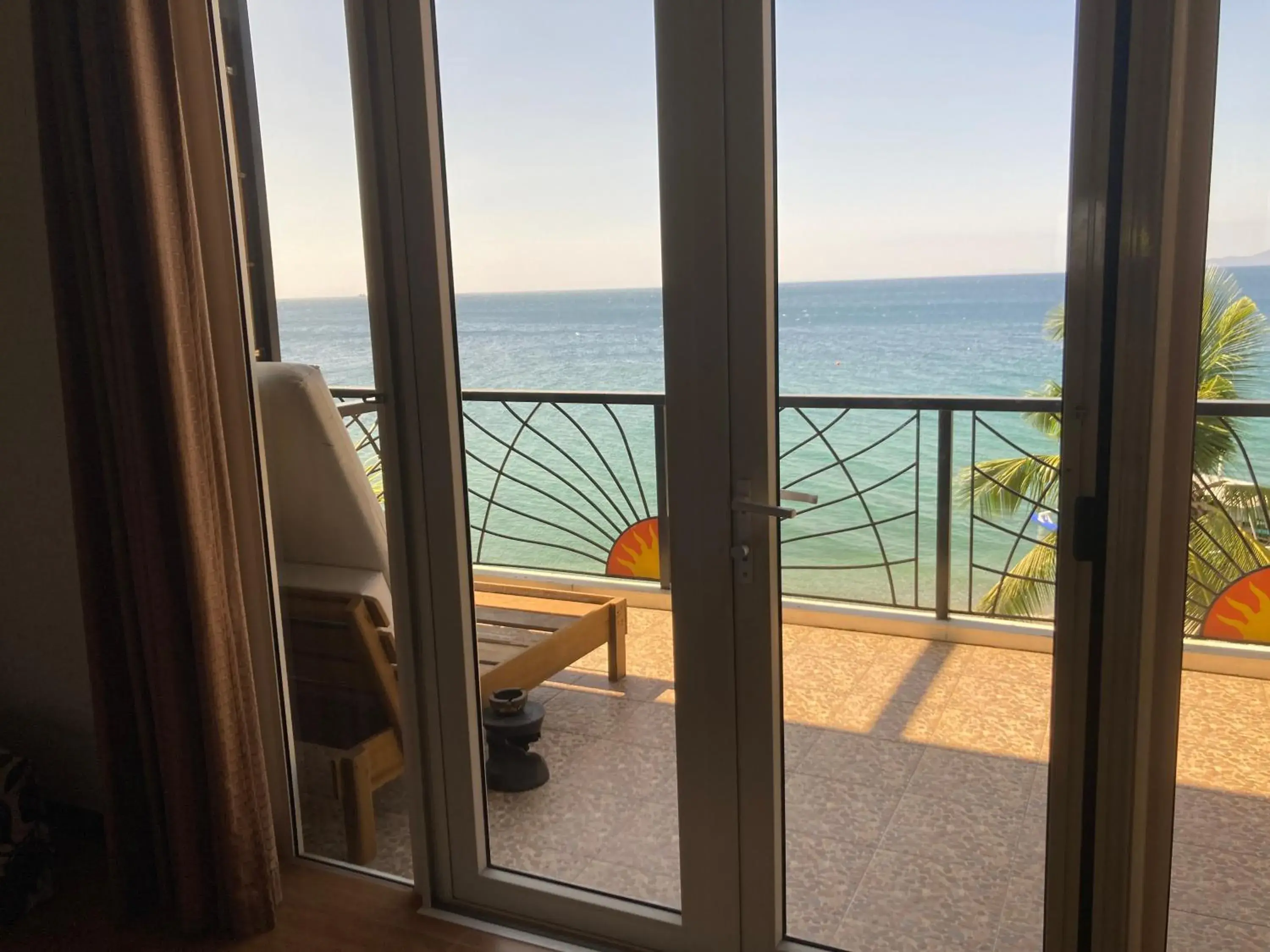 Balcony/Terrace, Sea View in Sunset At Aninuan Beach Resort