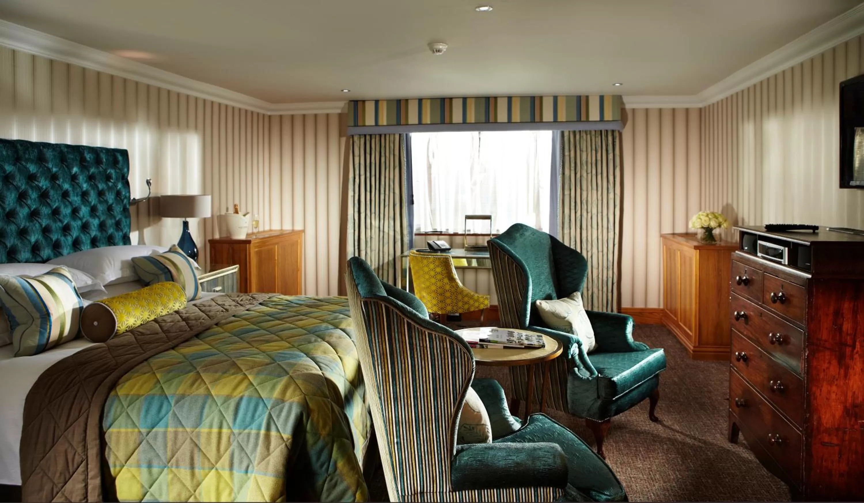 Bed in Pennyhill Park Hotel and Spa