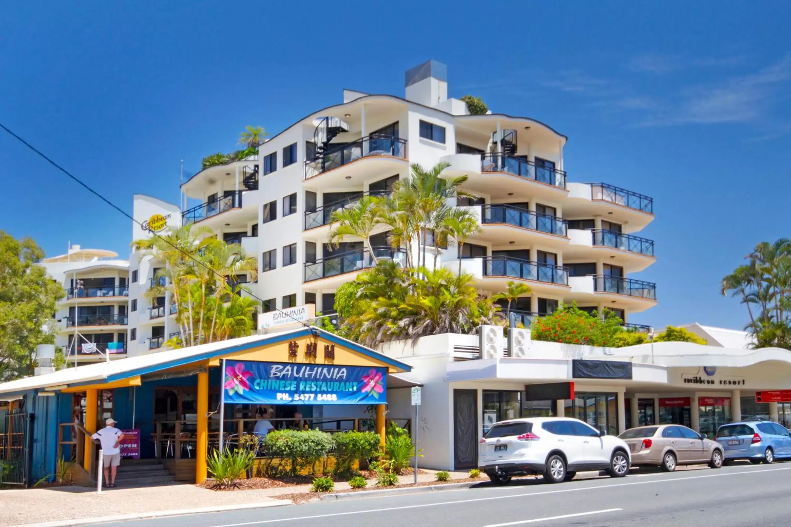 Property Building in Caribbean Resort