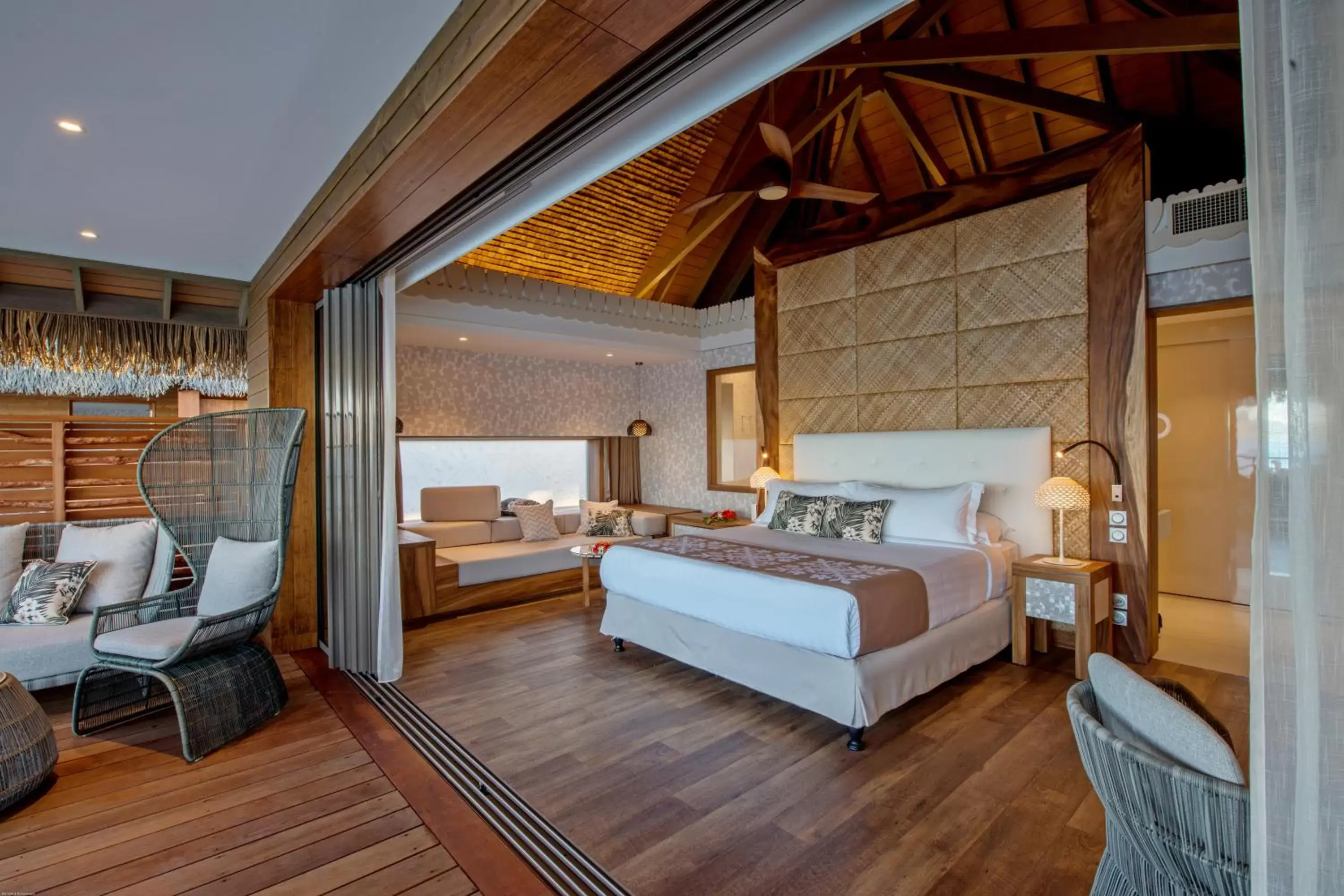 Bedroom, Bed in InterContinental Tahiti Resort & Spa by IHG Bedroom, Bed in InterContinental Tahiti Resort & Spa by IHG