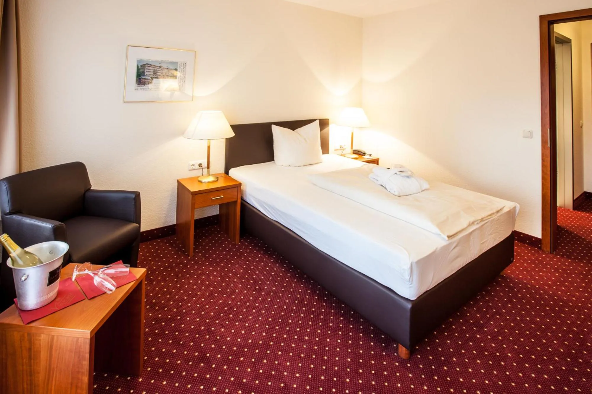 Bed in Kaiserhof Victoria