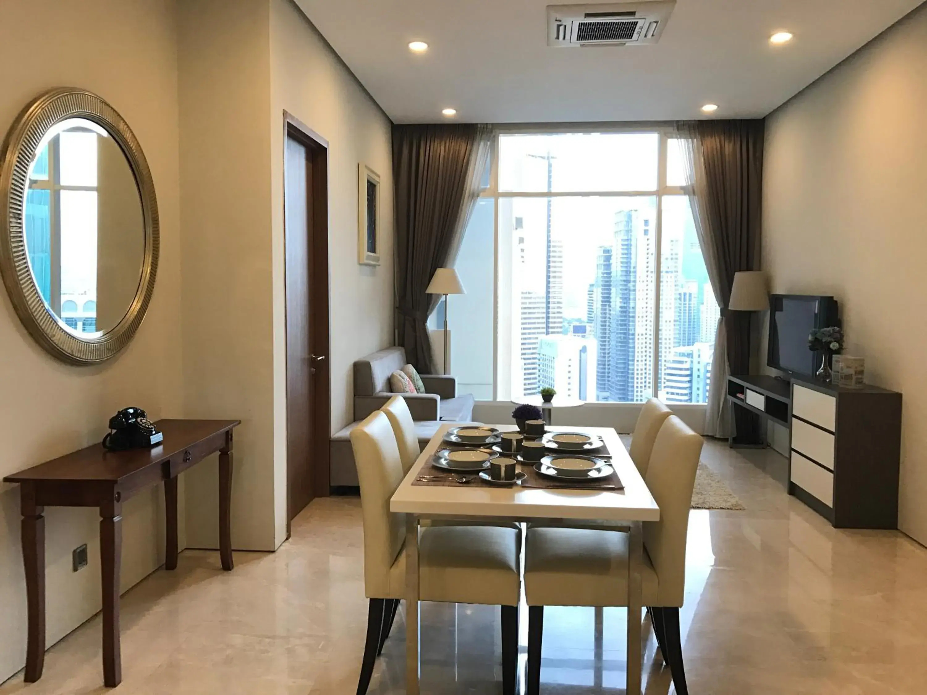 Dining Area in Soho Suites KLCC by the Betty Roux