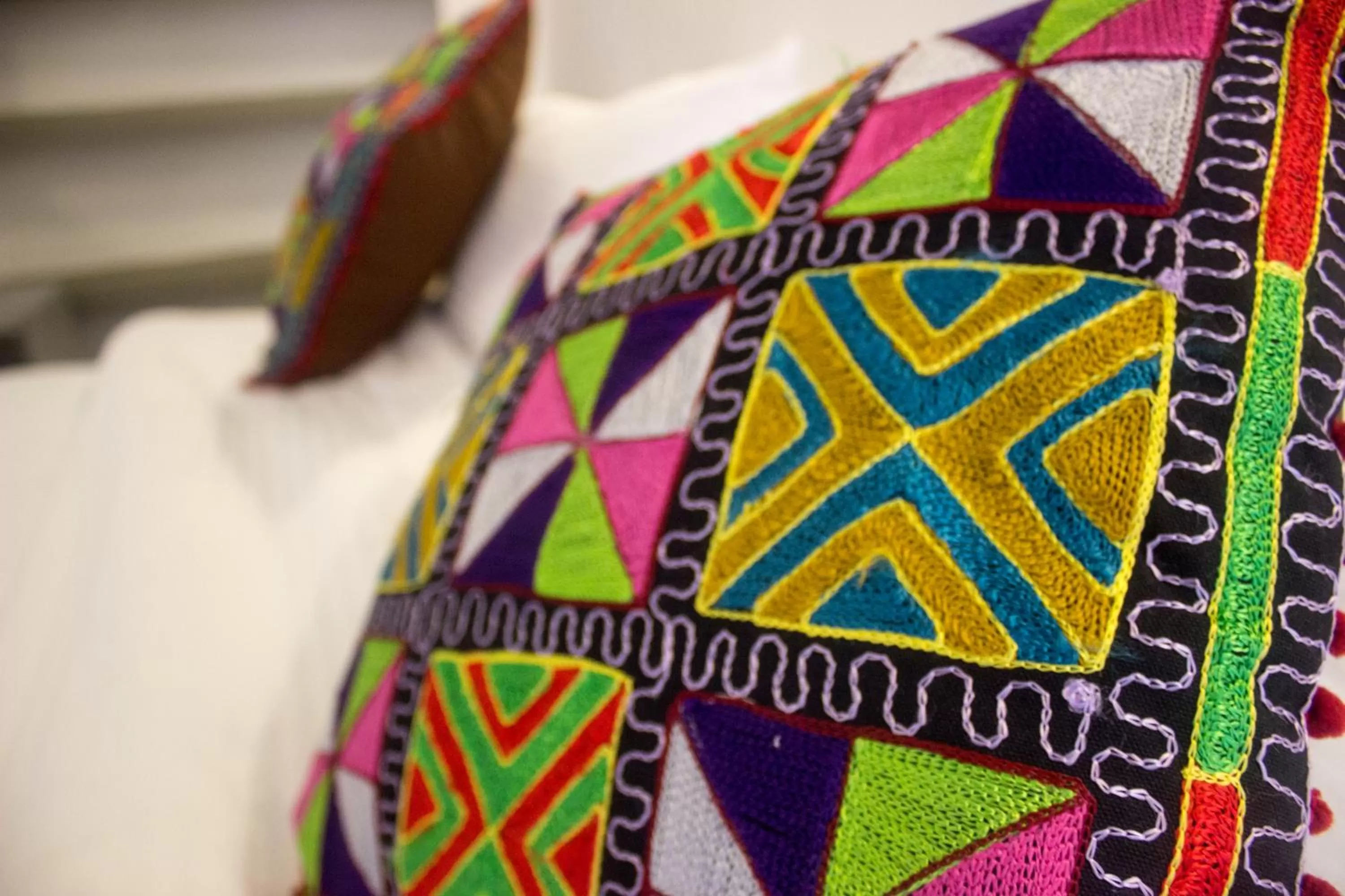 Decorative detail in Cotinga Hotel Spa