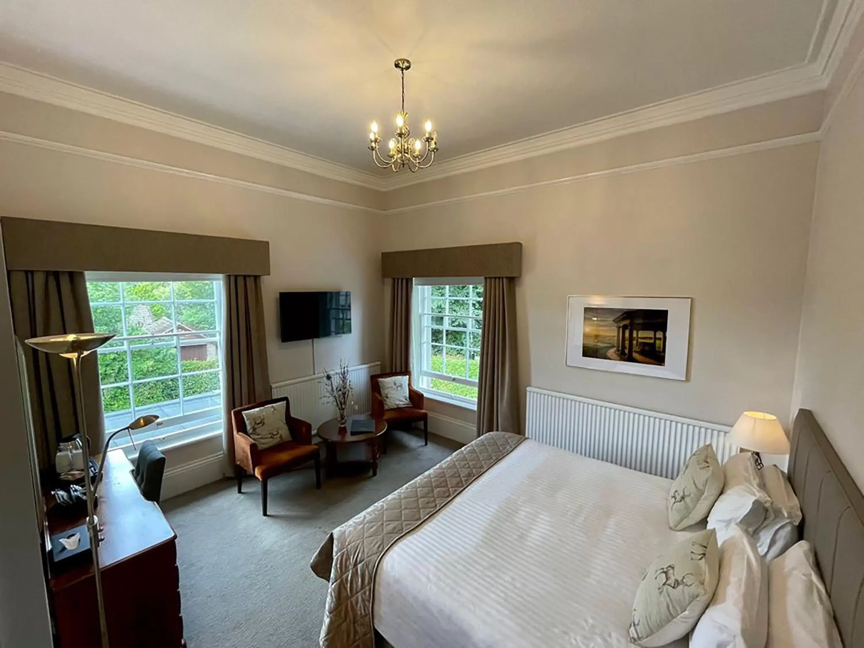 Bedroom in Reigate Manor Hotel