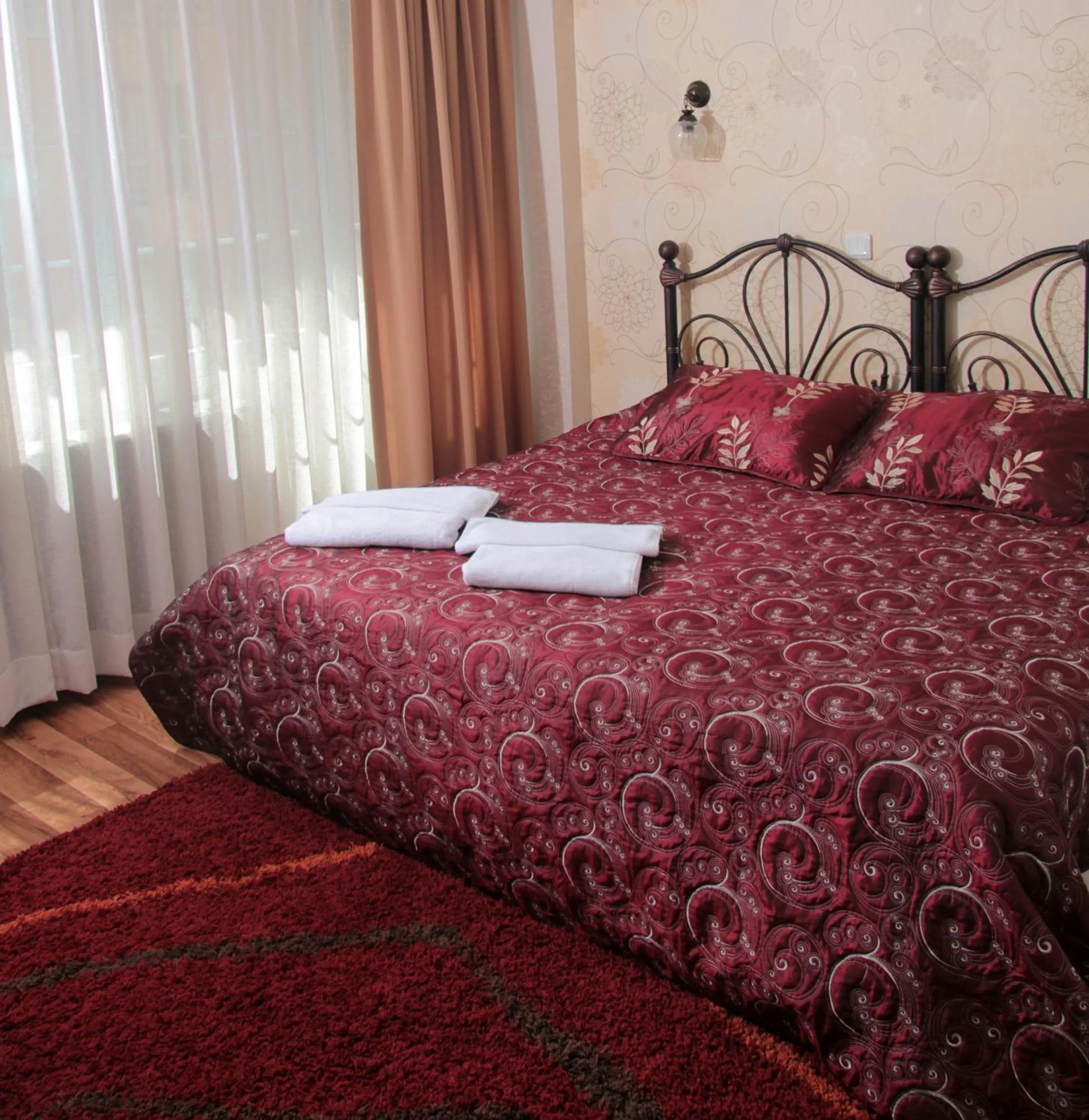 Bed in Hotel Nezih Istanbul