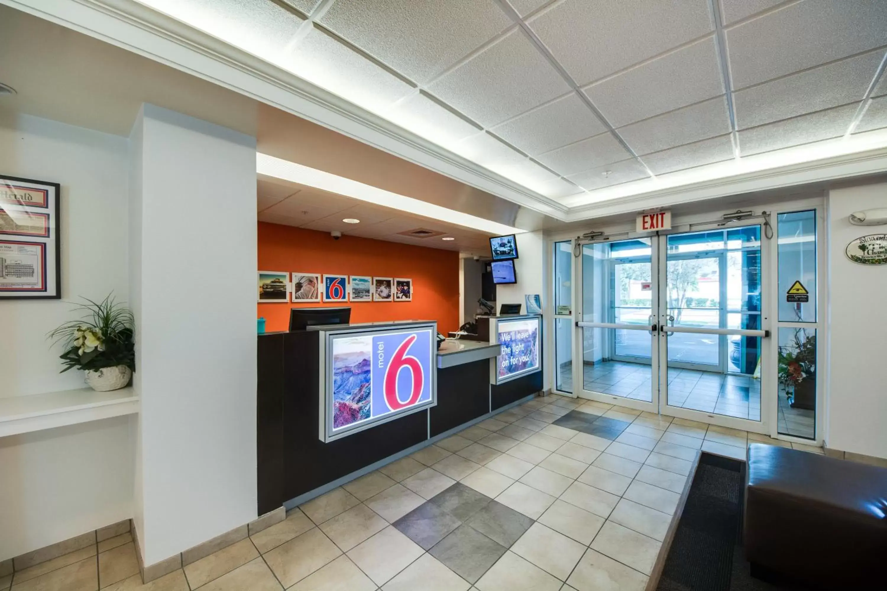 Lobby or reception in Motel 6-Brownsville, TX