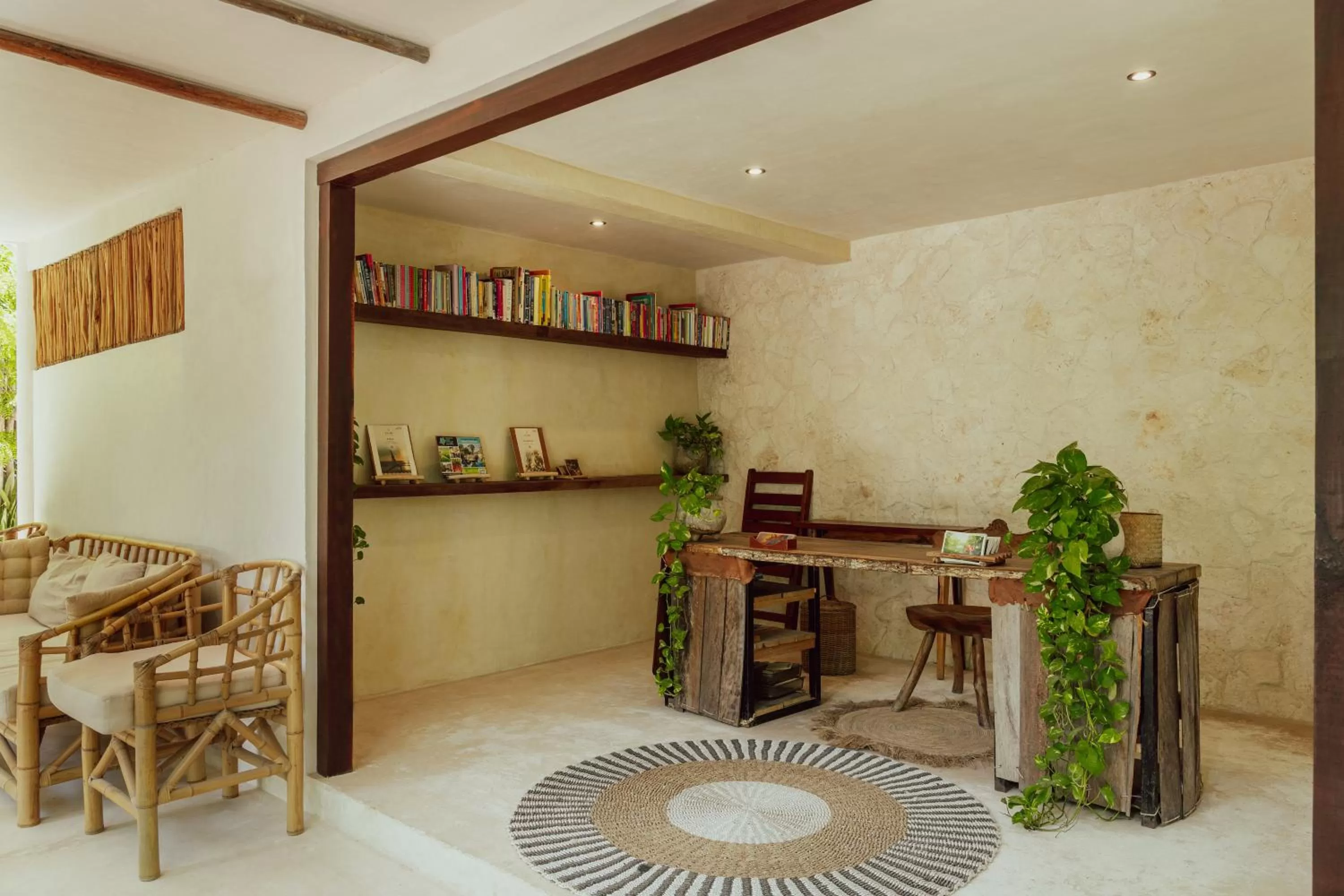 Lobby or reception in Dos Ceibas Tulum - Feel Good Hotel