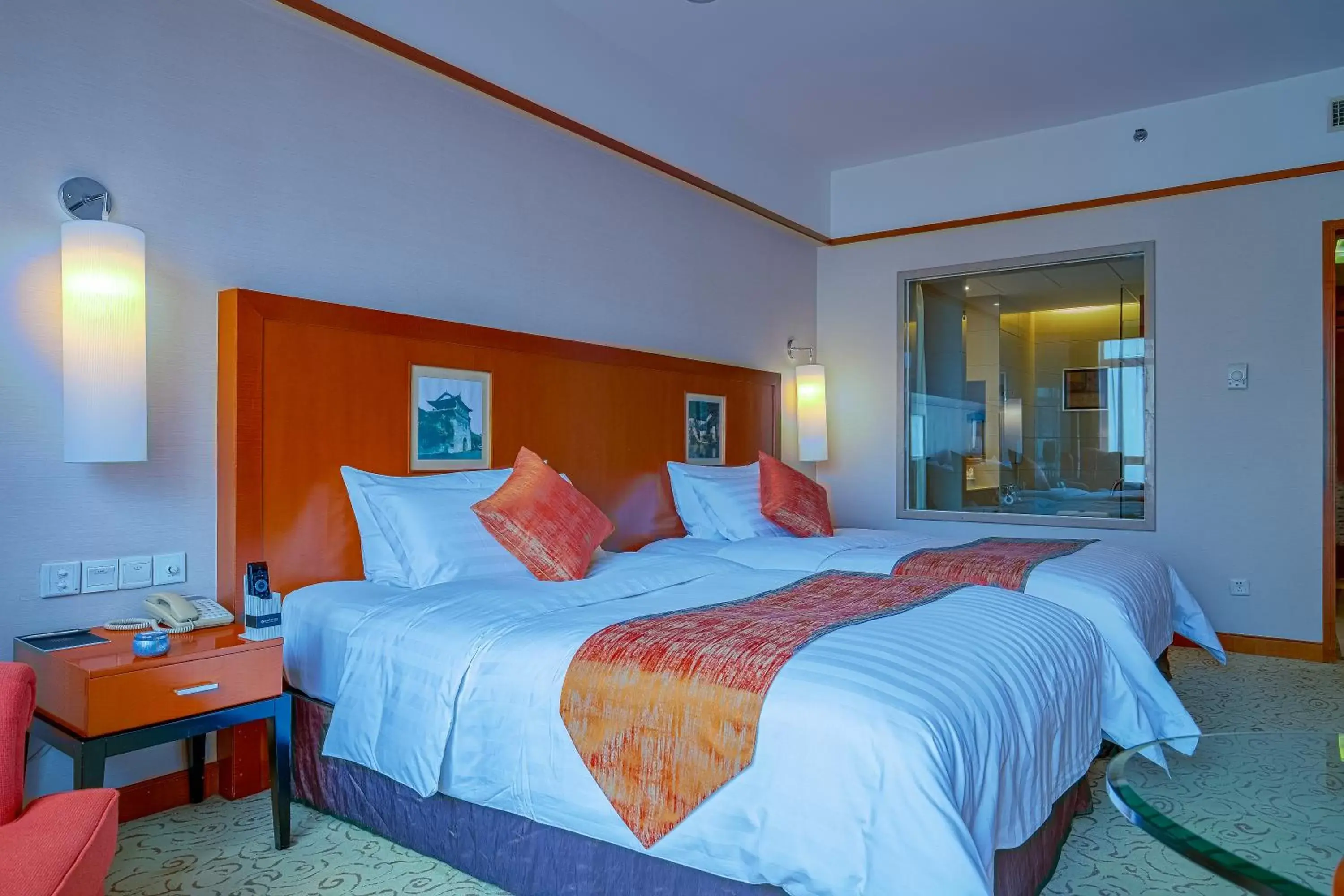 Bed in Pullman Zhangjiajie Hotel - Instagrammable