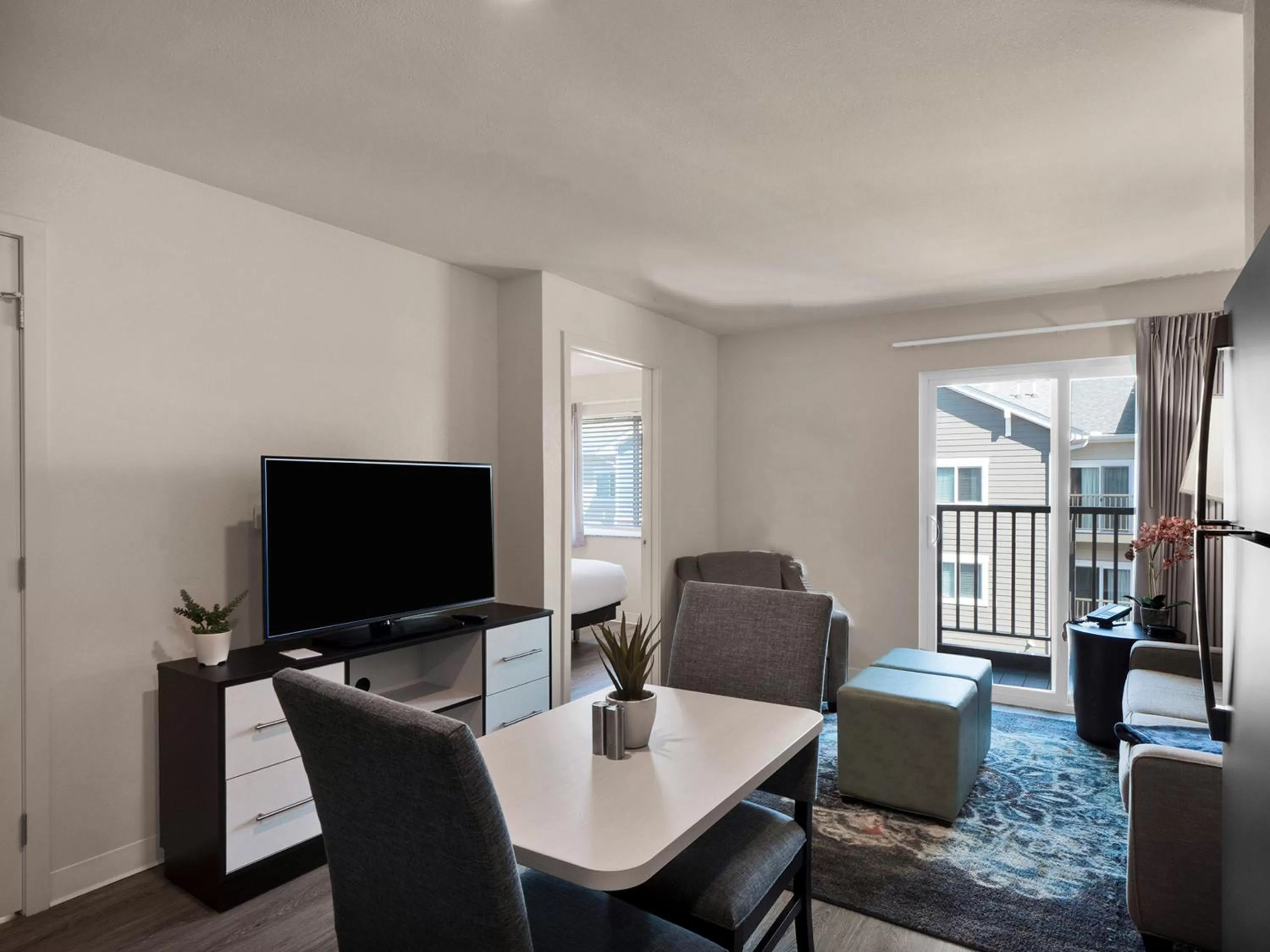 Living room in WaterWalk Extended Stay by Wyndham Charlotte - Arrowood