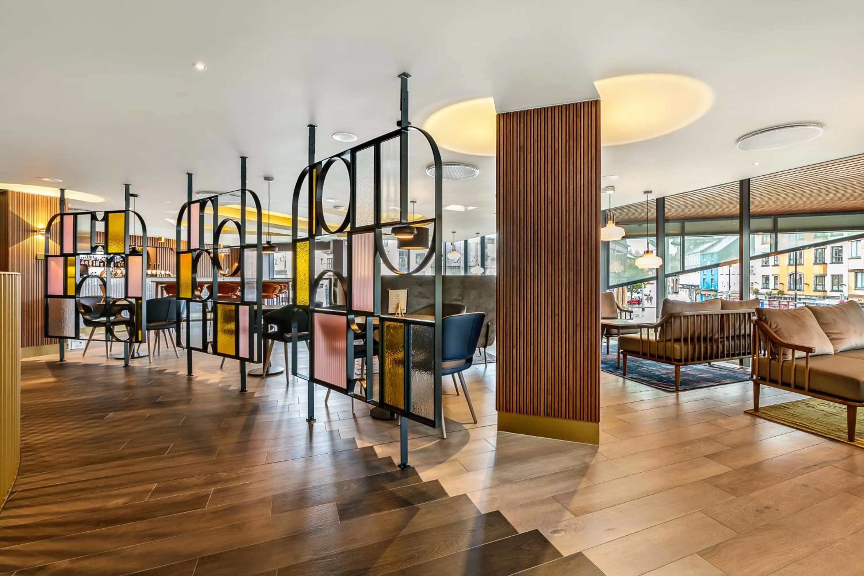 Lounge or bar in The Glasshouse