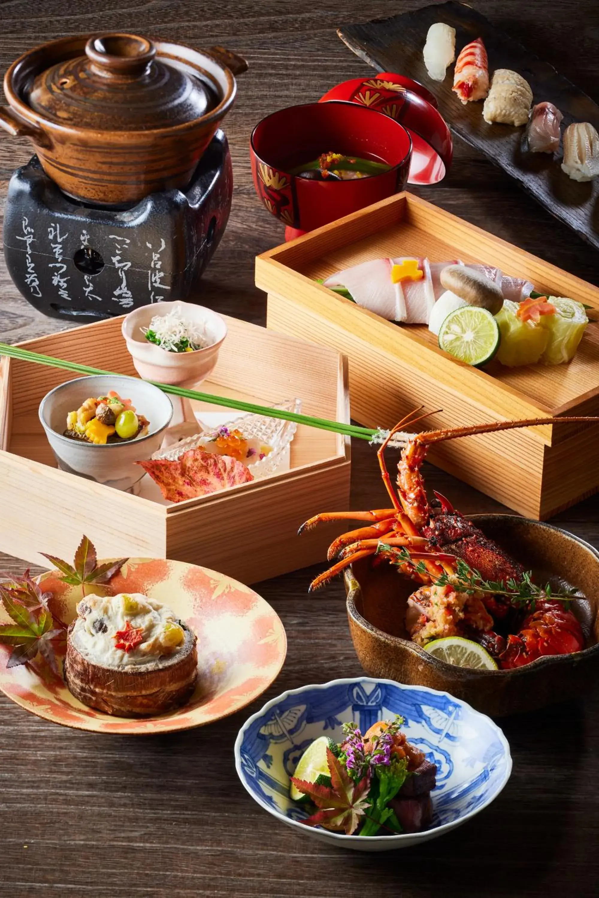 Dinner in Itsukushima Iroha