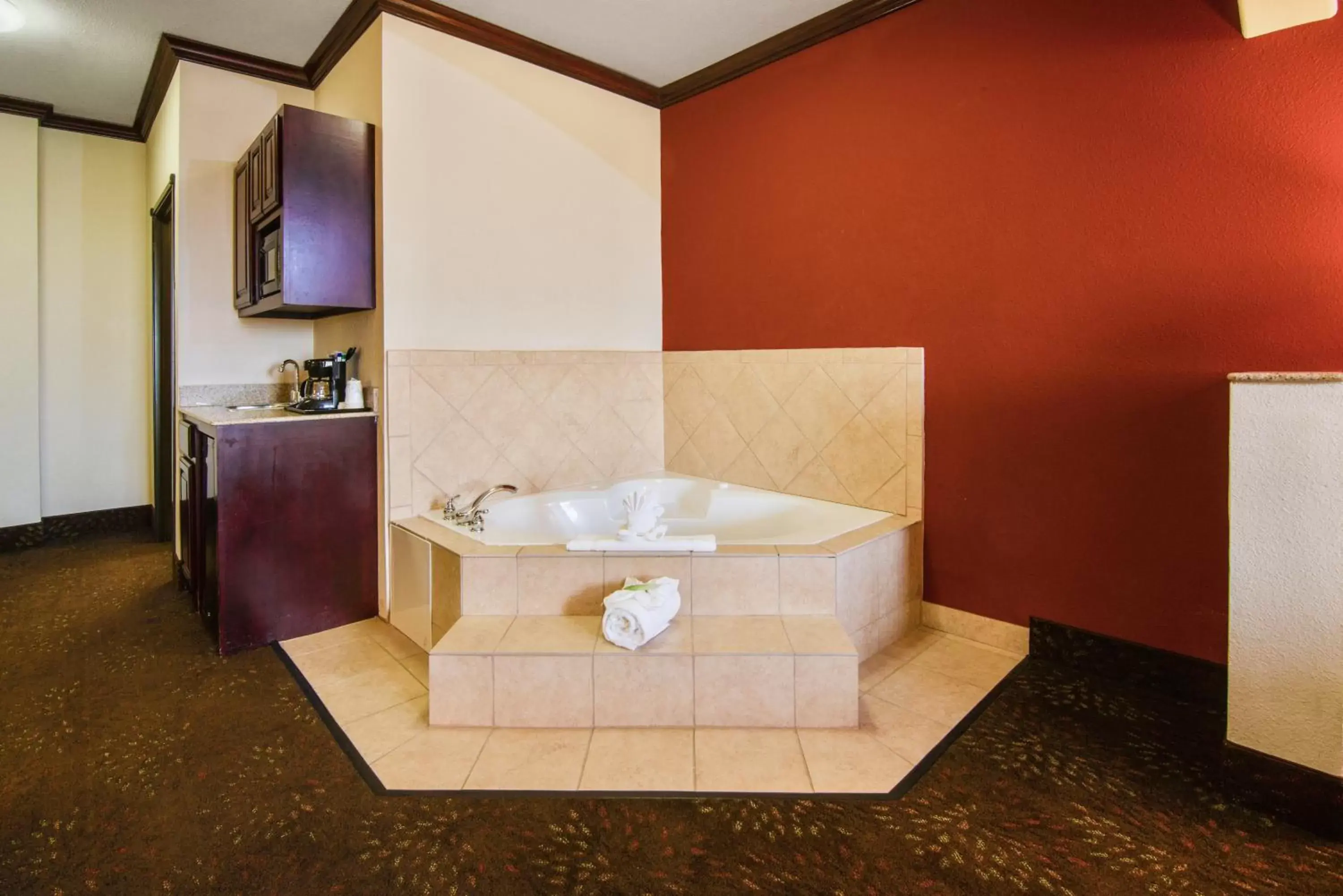 Hot Tub, Bathroom in Holiday Inn Express Hotel & Suites Terrell, an IHG Hotel