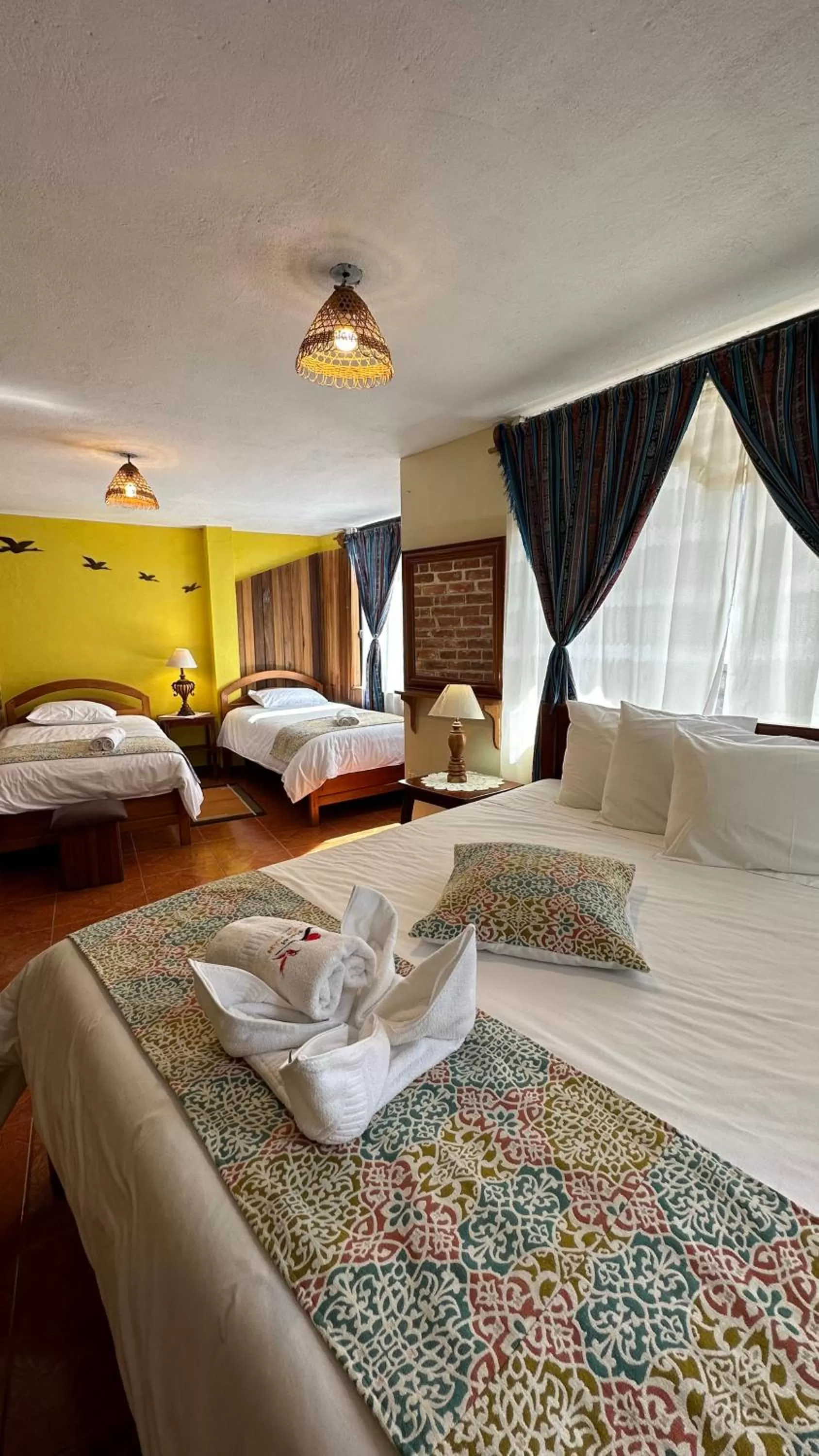 Bed in Hotel Donde Ivan