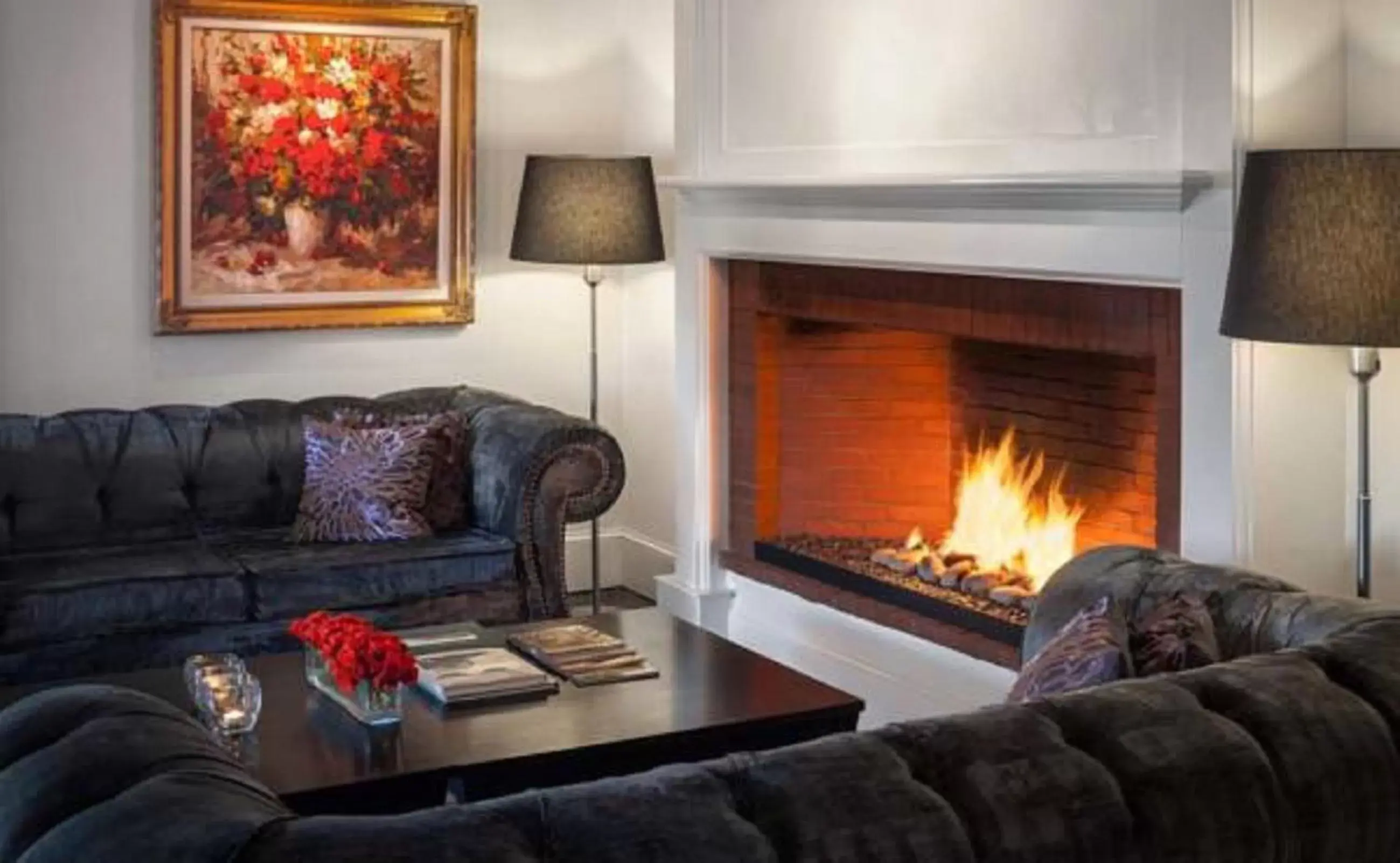 Living room, Seating Area in Relais Chateaux Camden Harbour Inn