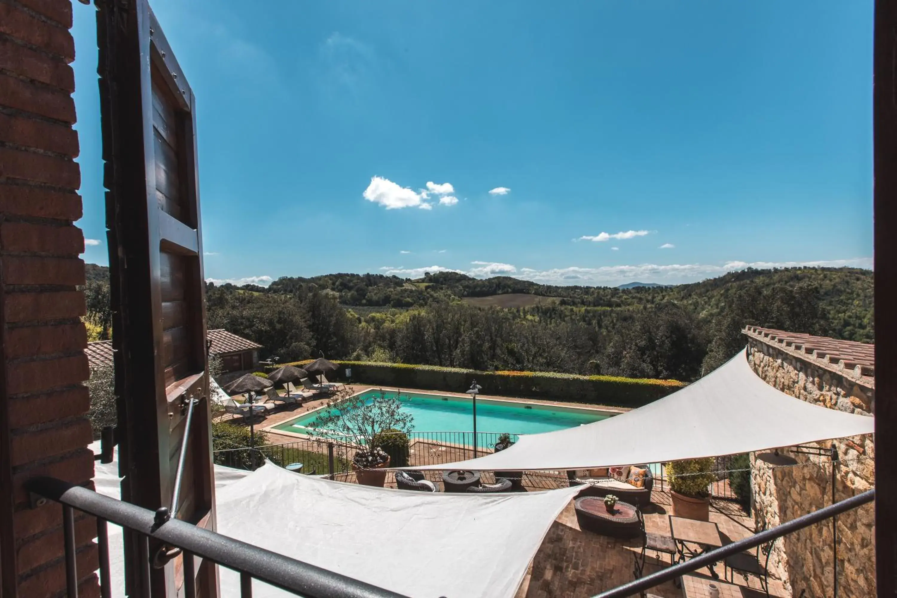 Pool view in La Melosa Resort & Spa