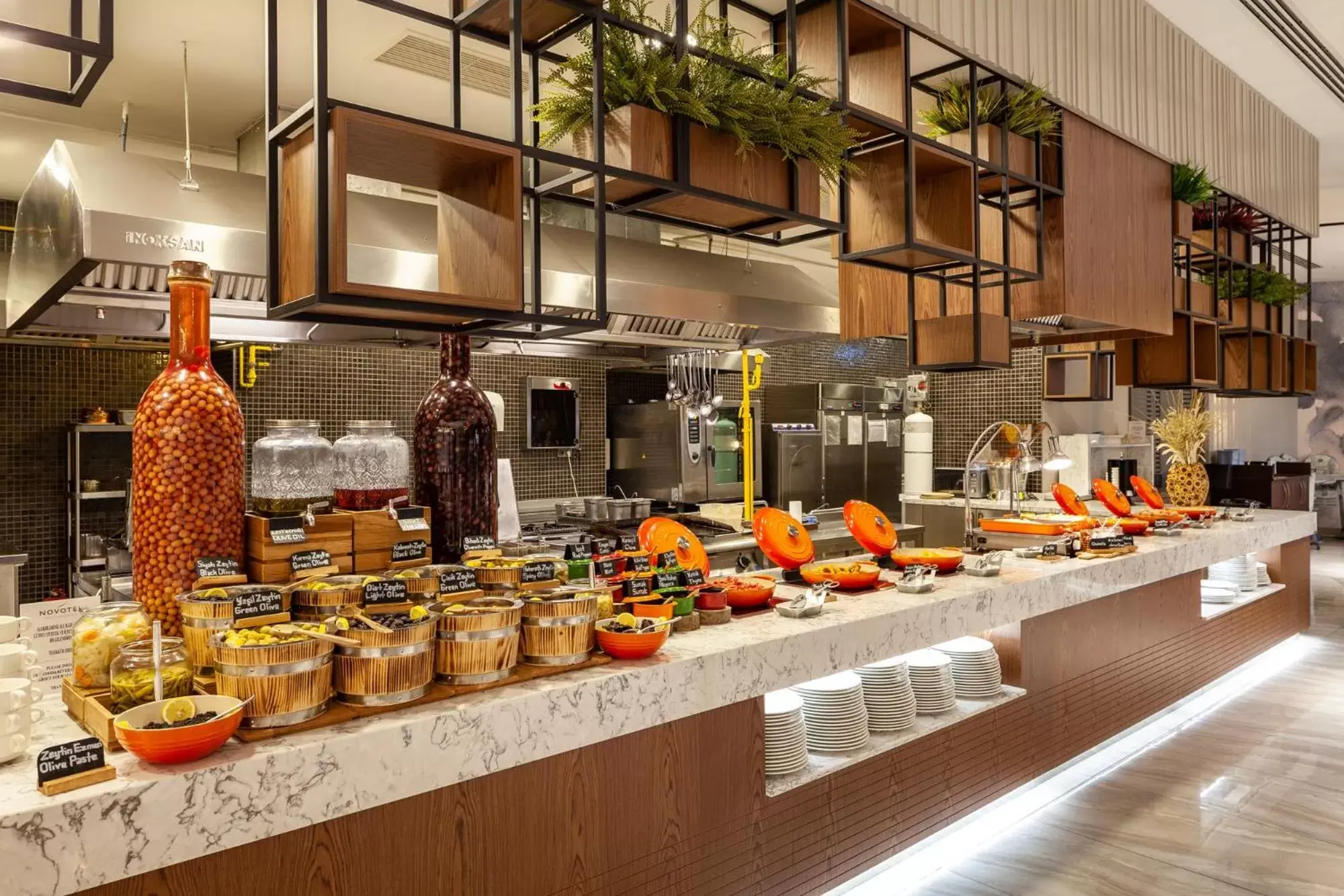 Buffet breakfast in Novotel Trabzon Buffet breakfast in Novotel Trabzon
