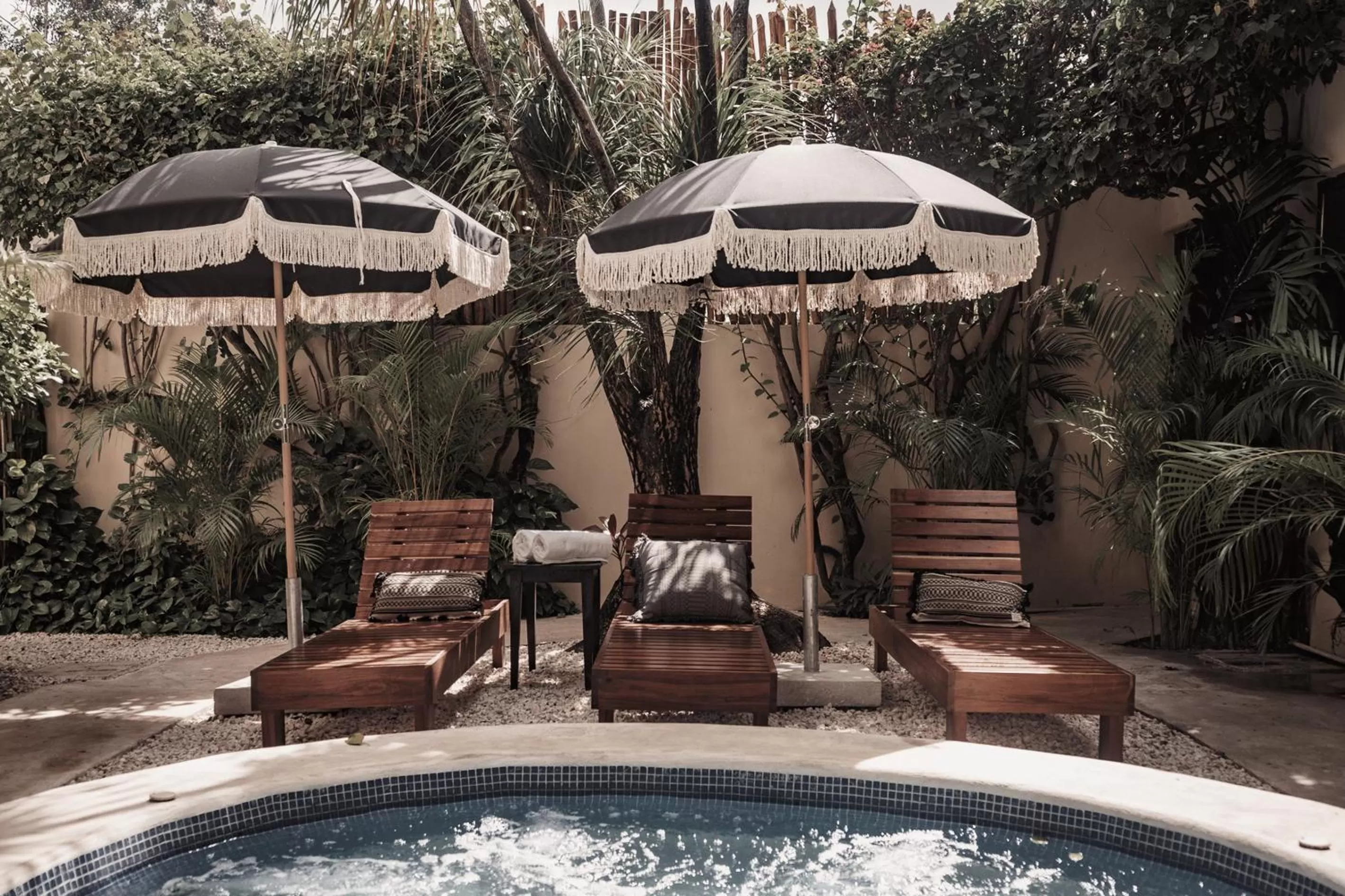 Swimming pool in Boutique Hotel Posada 06 Tulum