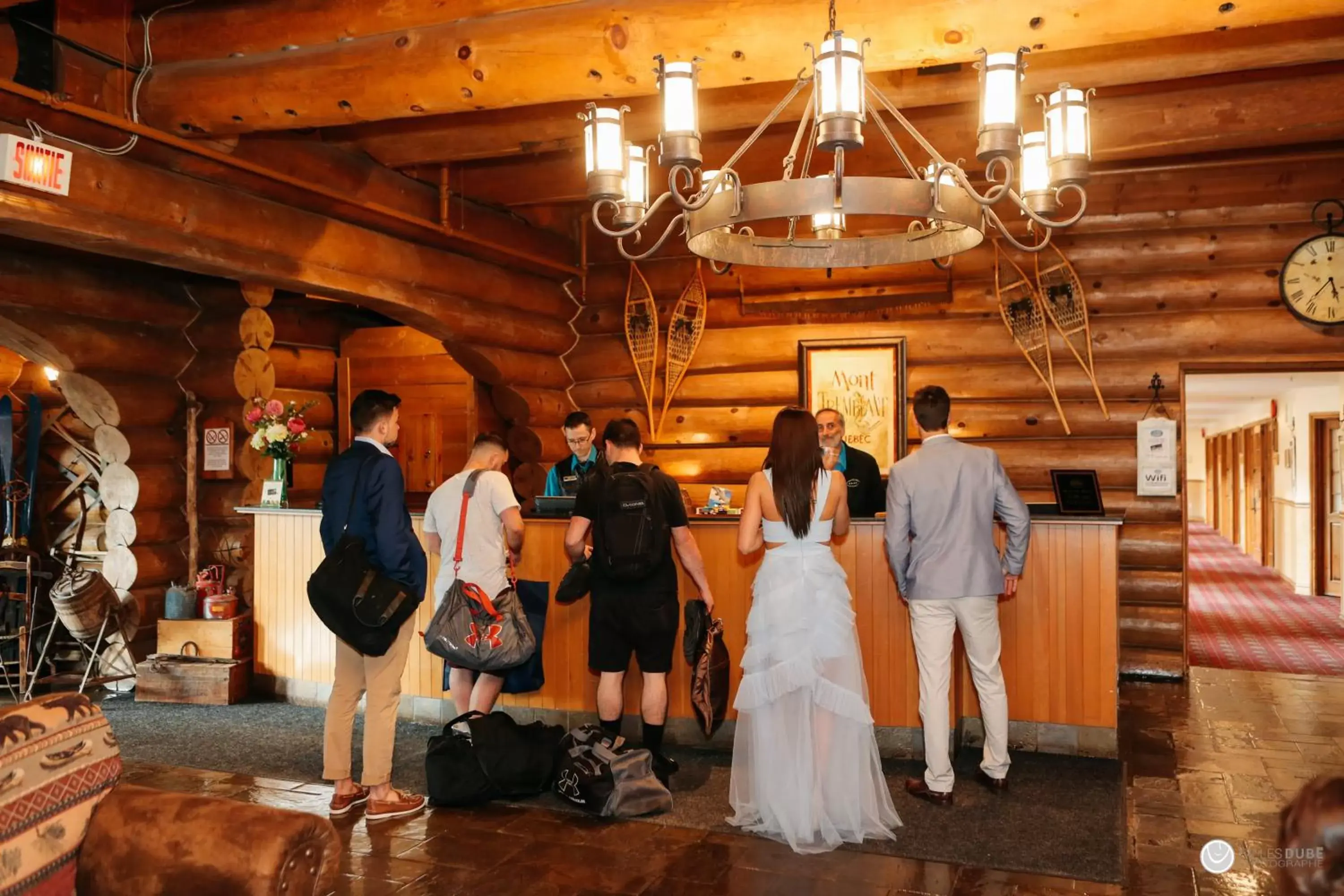 Lobby or reception in Le Grand Lodge Mont Tremblant