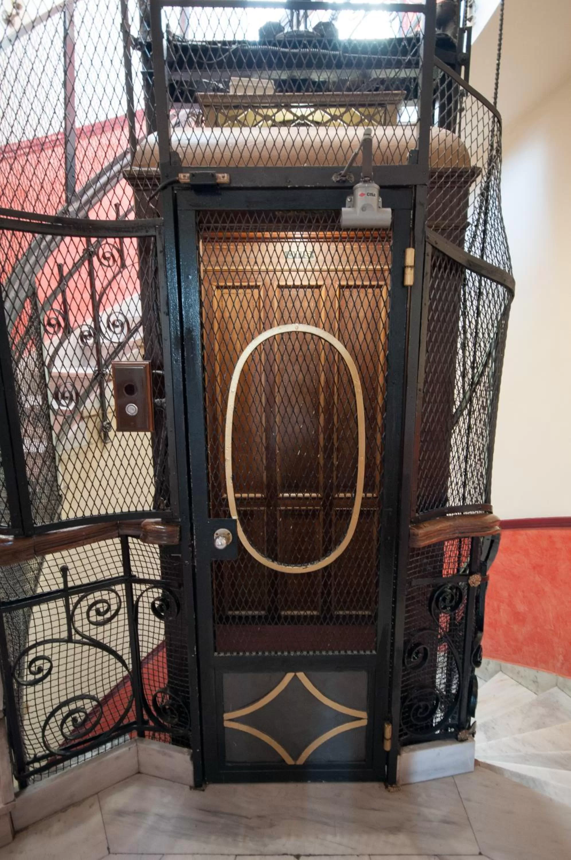 Decorative detail in Cecil Hotel