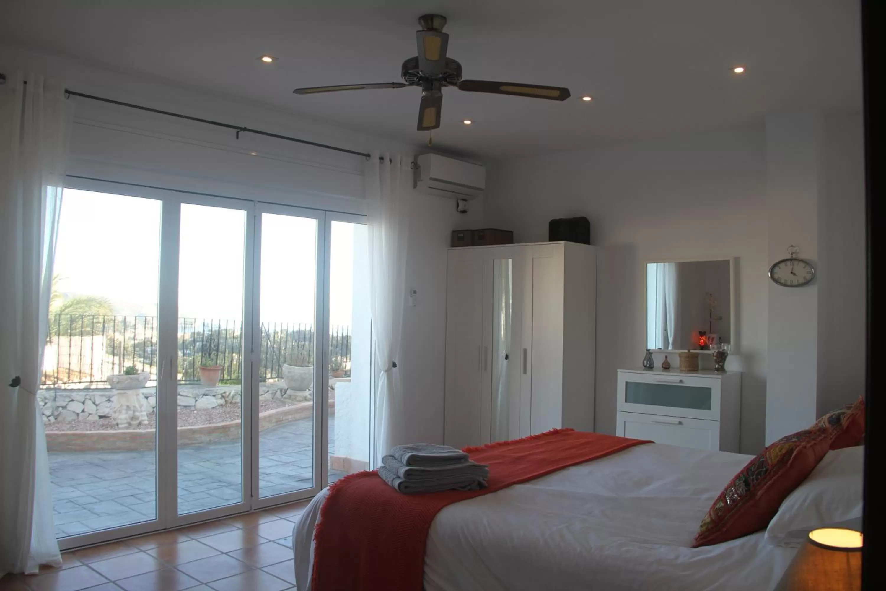 Bedroom, Bed in Villa Beniarres Guest House B&B in Moraira