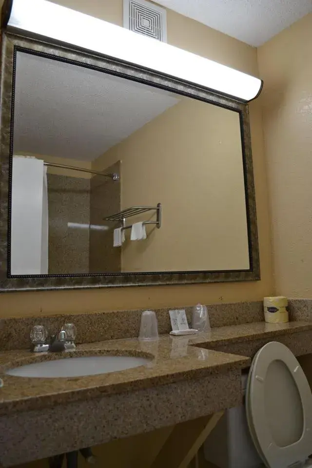 Property building, Bathroom in Americas Best Value Inn Smithfield