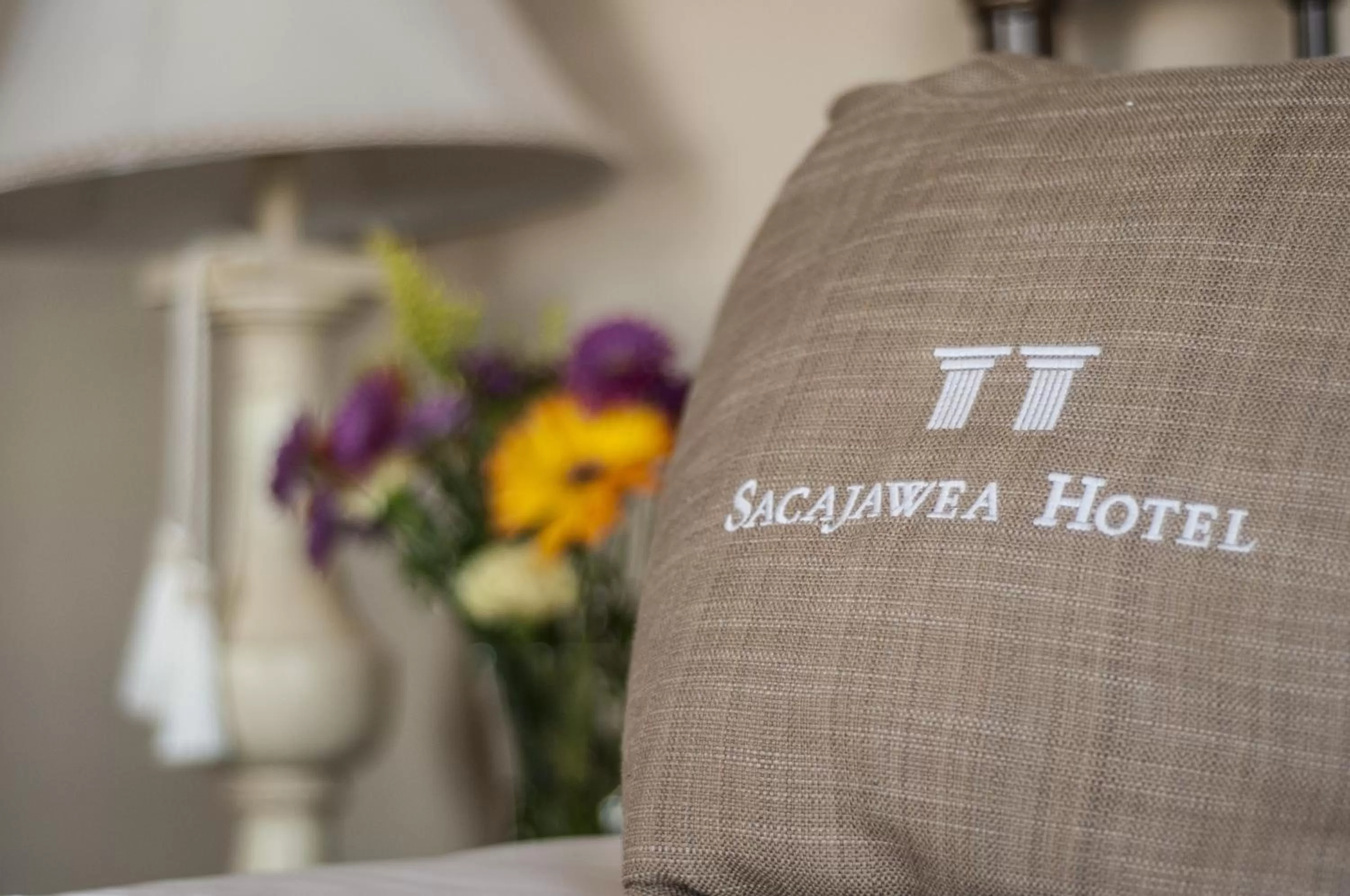Property logo or sign, Bed in The Sacajawea Hotel