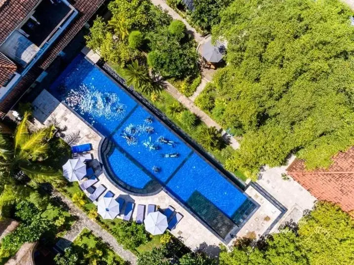 Pool view, Bird's-eye View in Oceans 5 Dive Resort